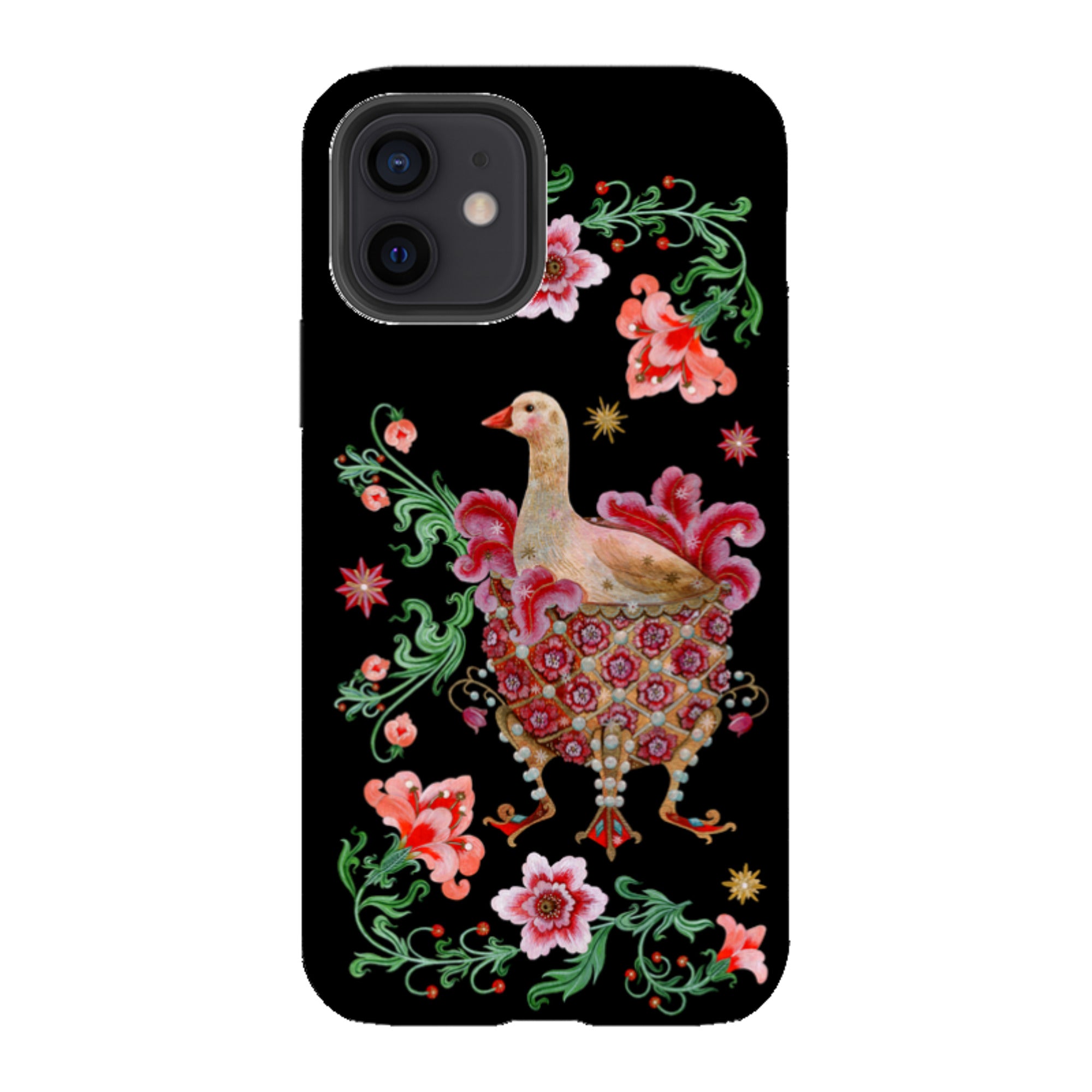 iPhone Tough  Case - Six Geese A Laying By Maria Matos