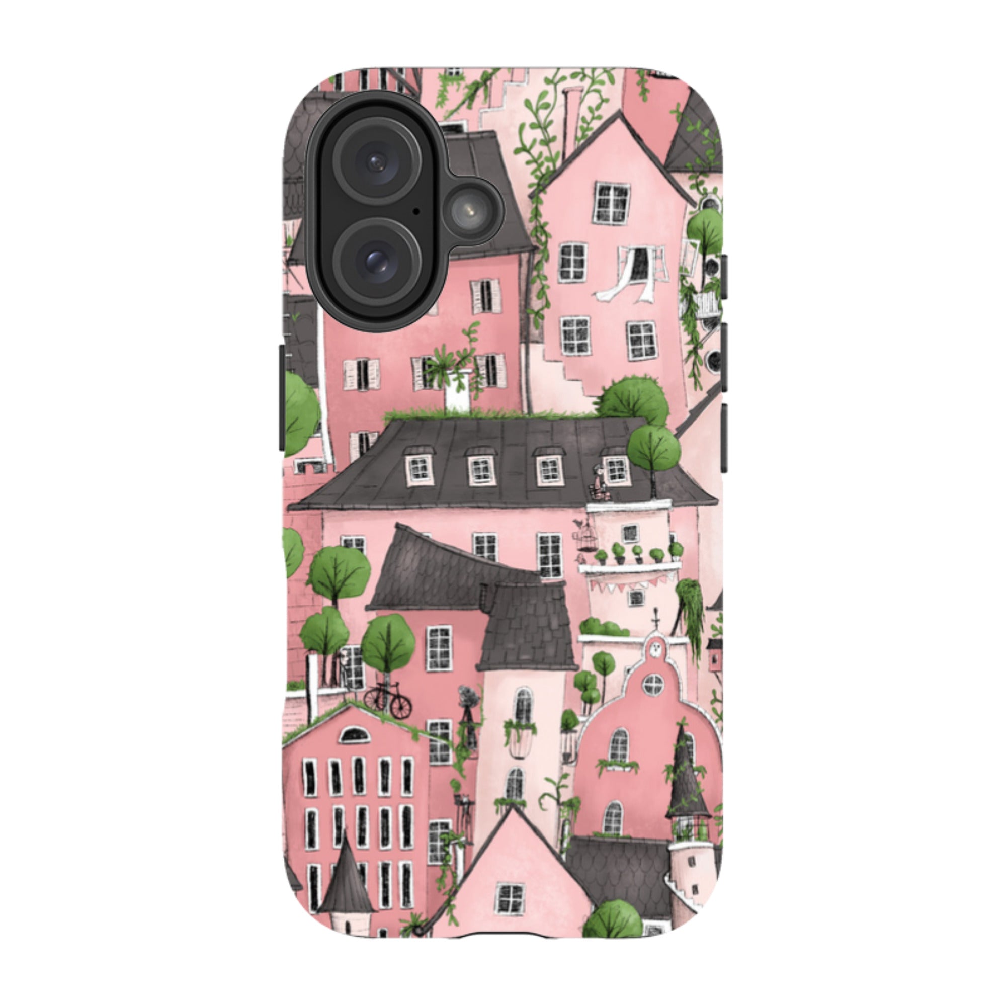 iPhone Tough Case - Pink City By Maja Lindberg