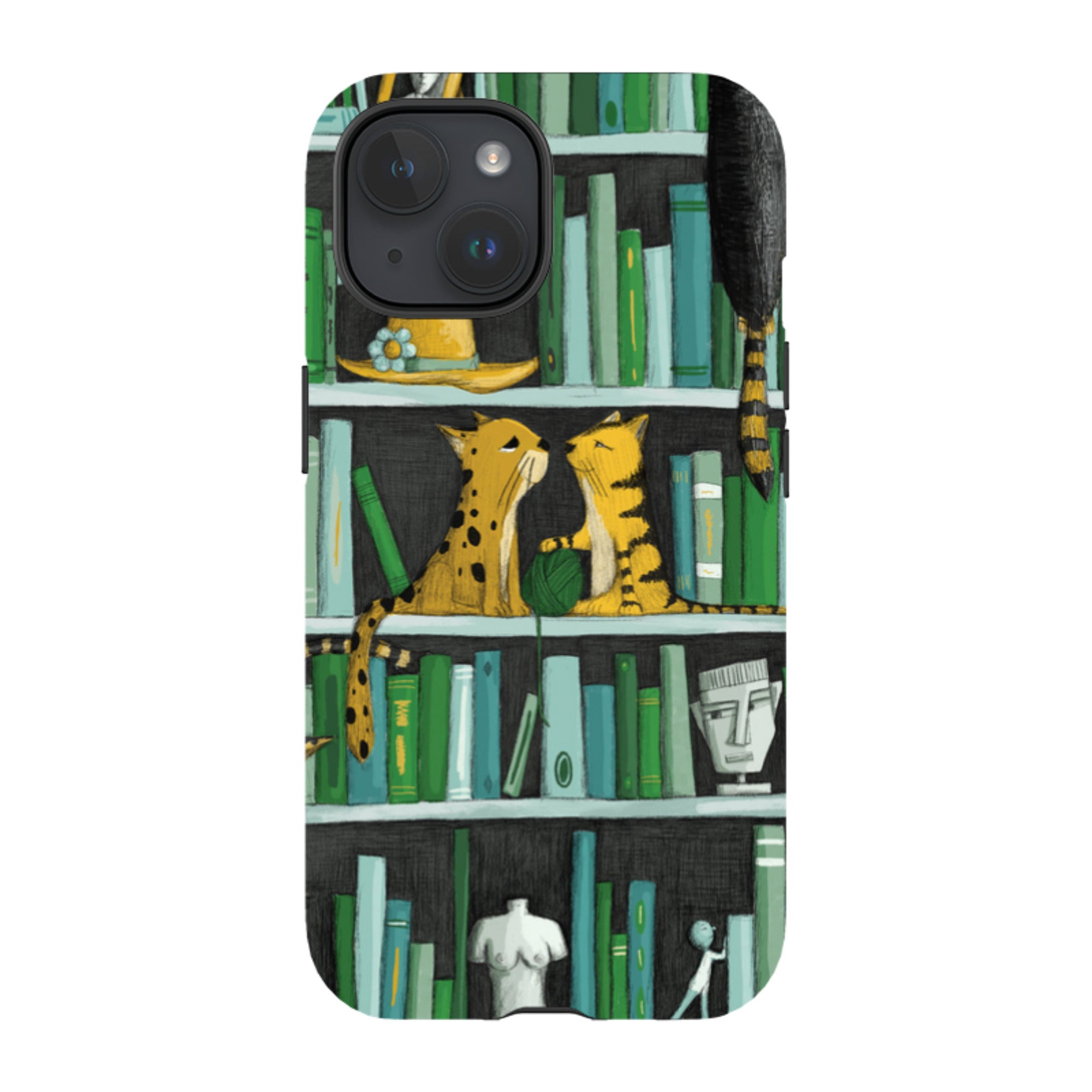 iPhone MagSafe Tough Case - Library Friends By Maja Lindberg