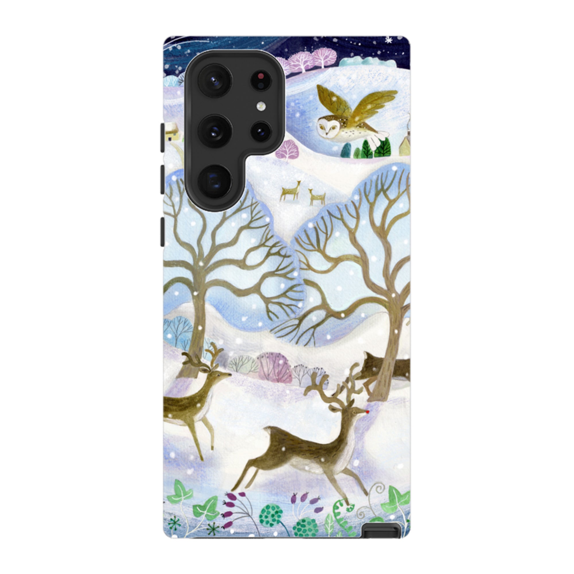 Samsung Tough Case - Winter Deer By Bex Parkin