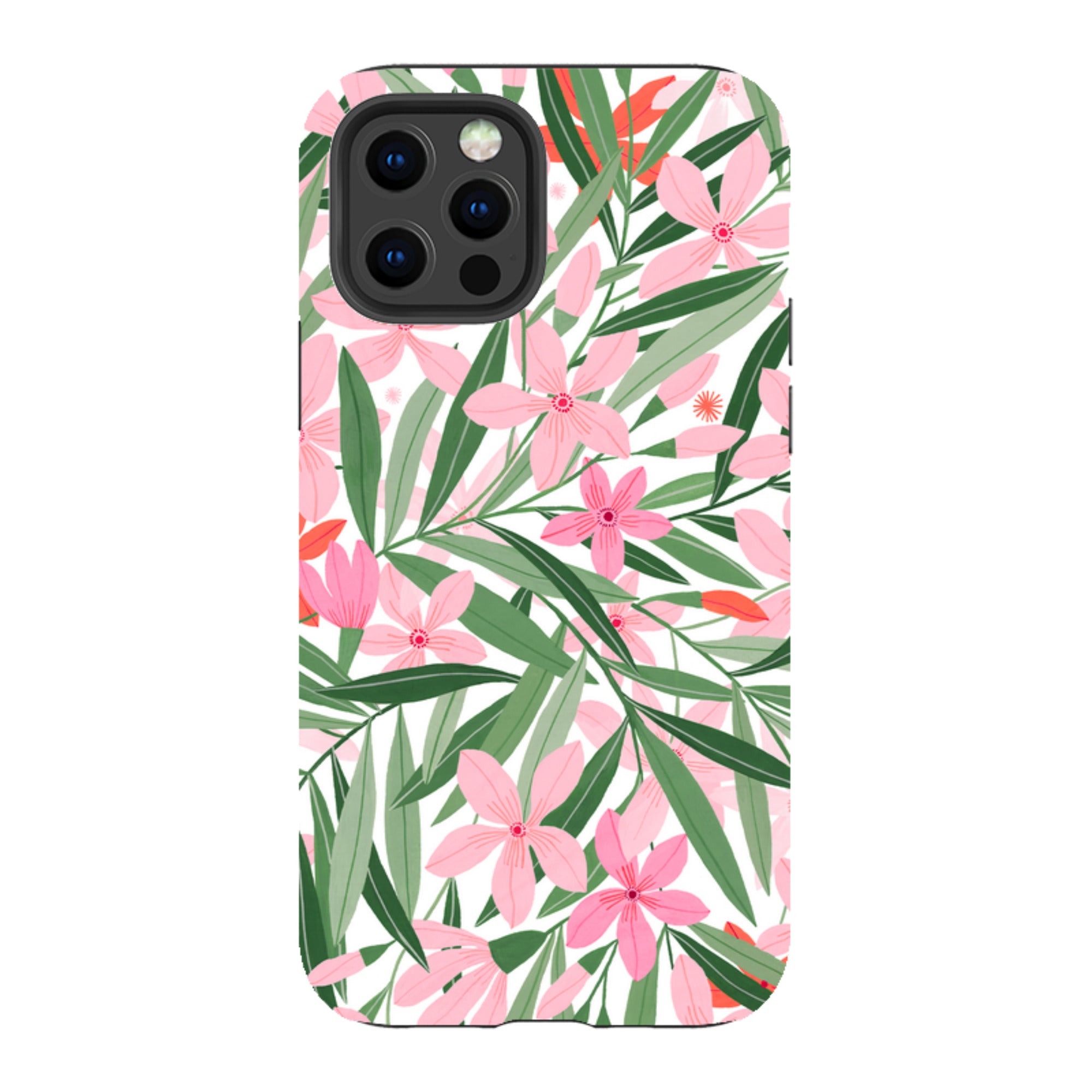 iPhone Tough Case - Oleandro Pattern By Madalina Andronic