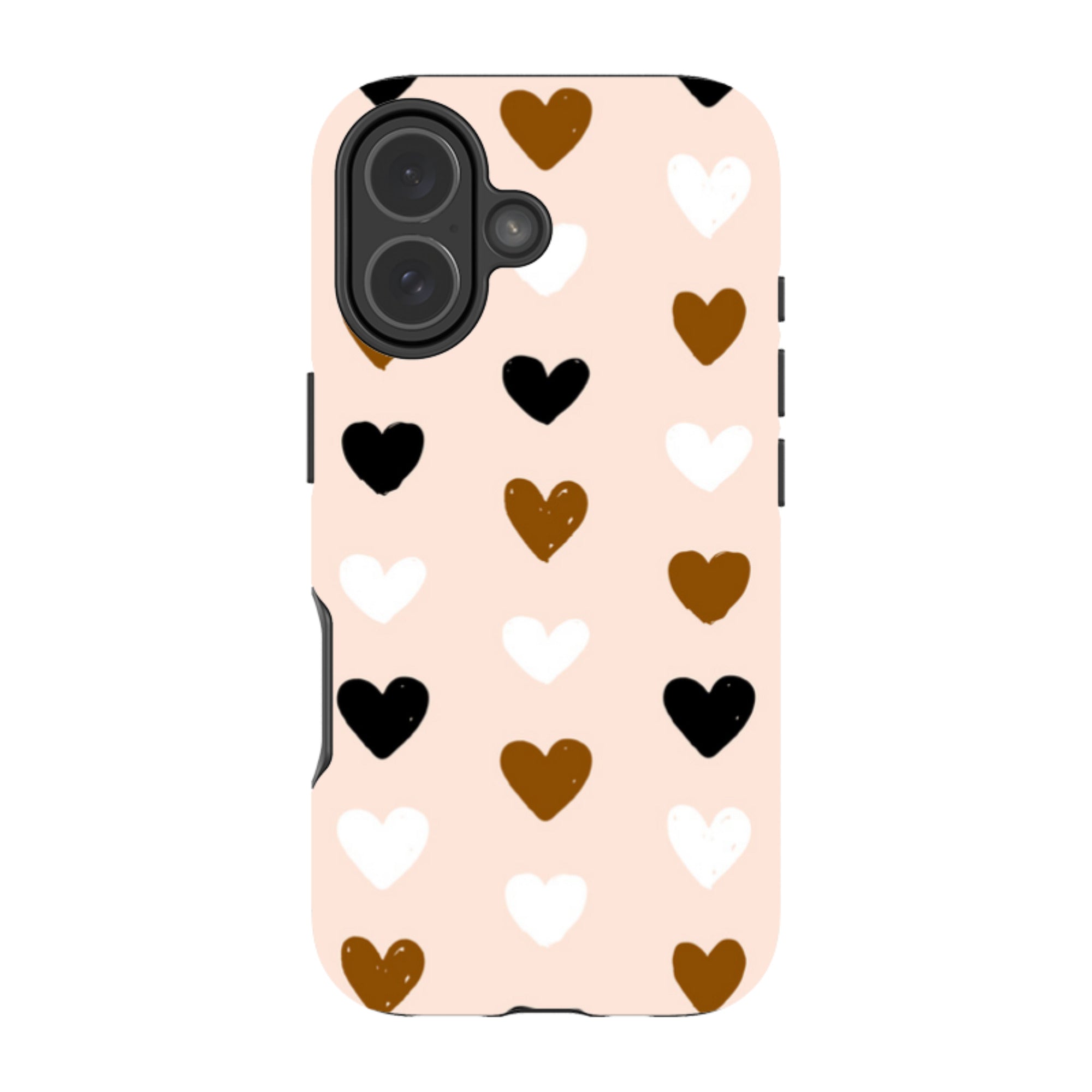 iPhone MagSafe Tough Case -  Hearts Pale