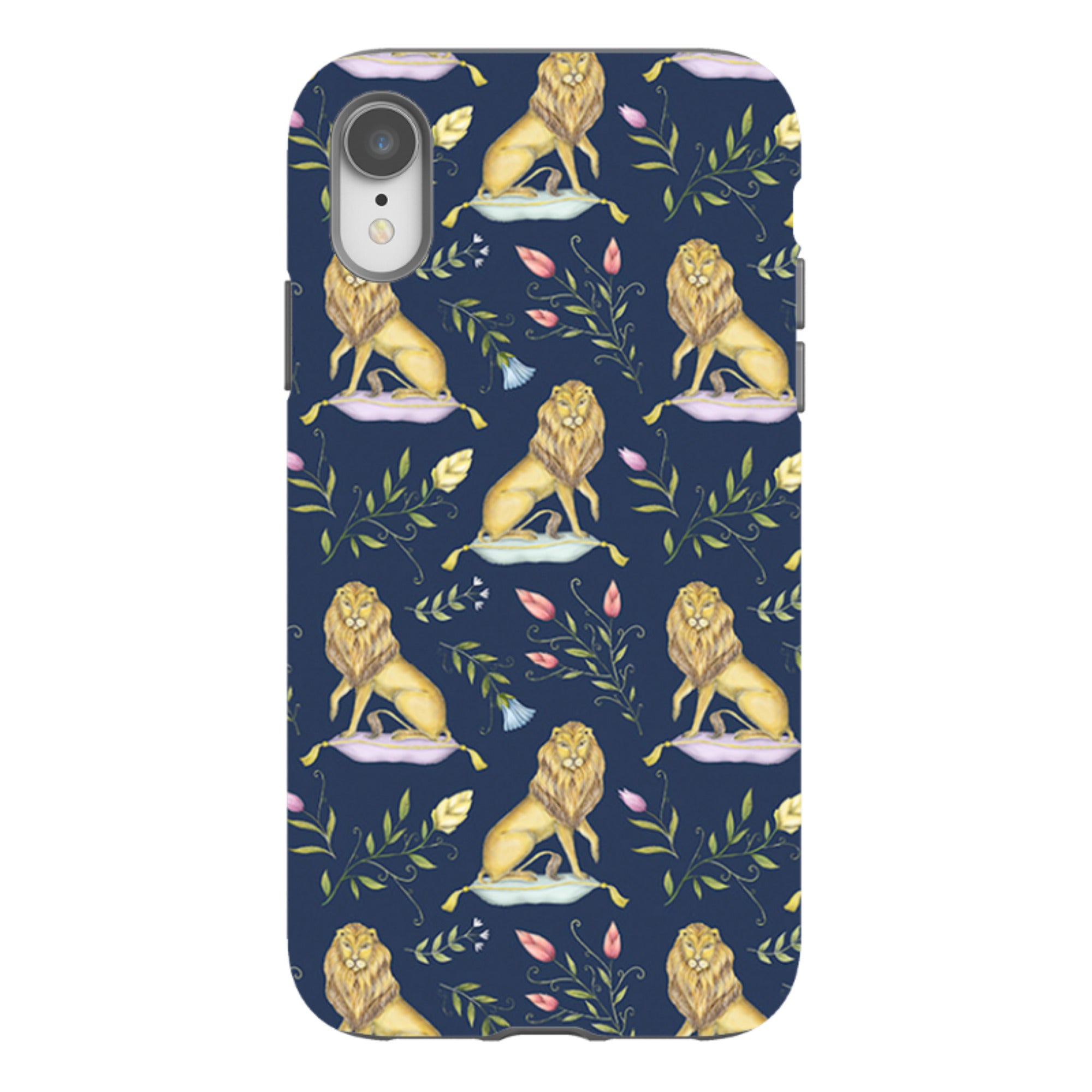 iPhone Tough Case - Leo Et Flores Navy By Catherine Rowe