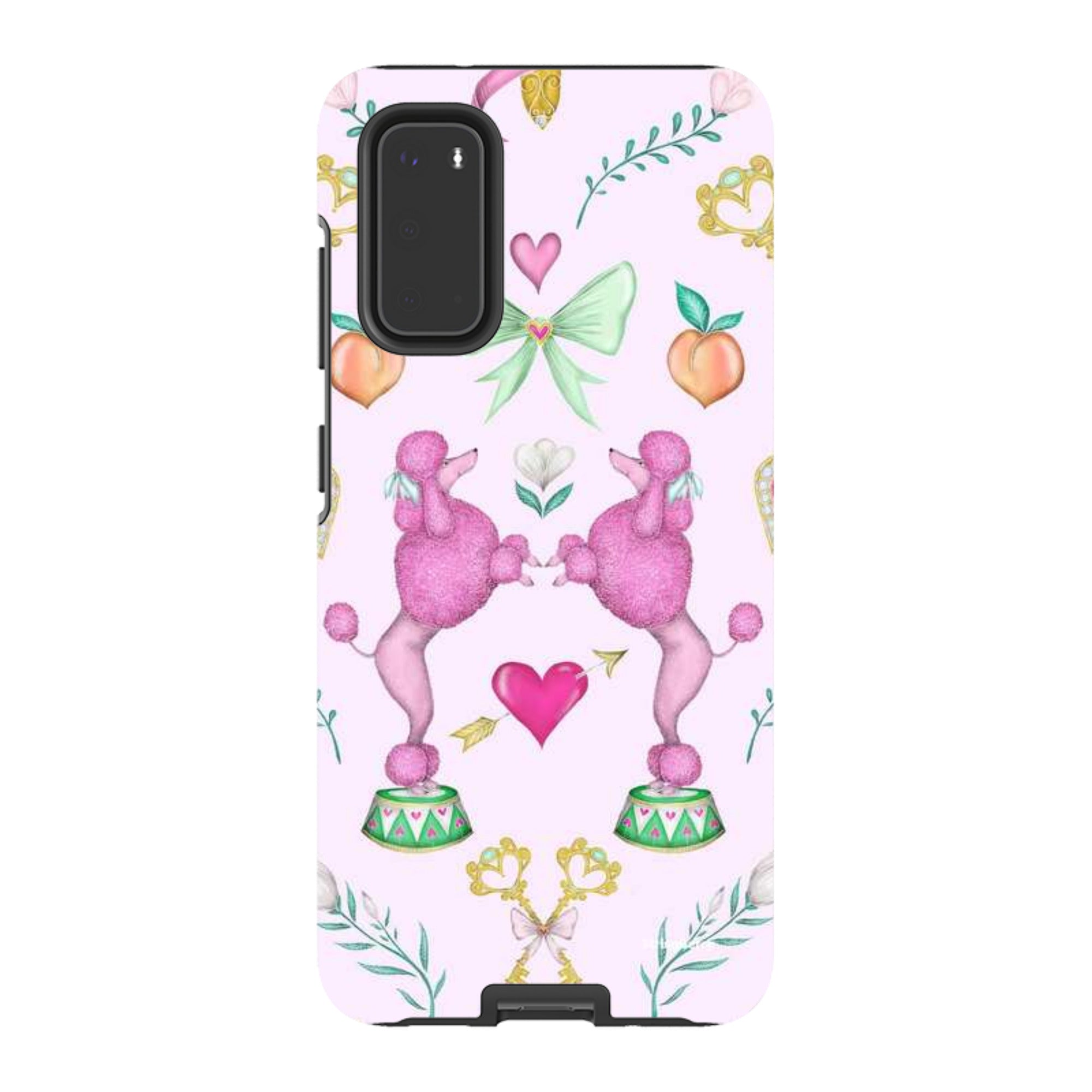 Samsung Tough Case - Pink Poodle Parlour Sugar By Catherine Rowe