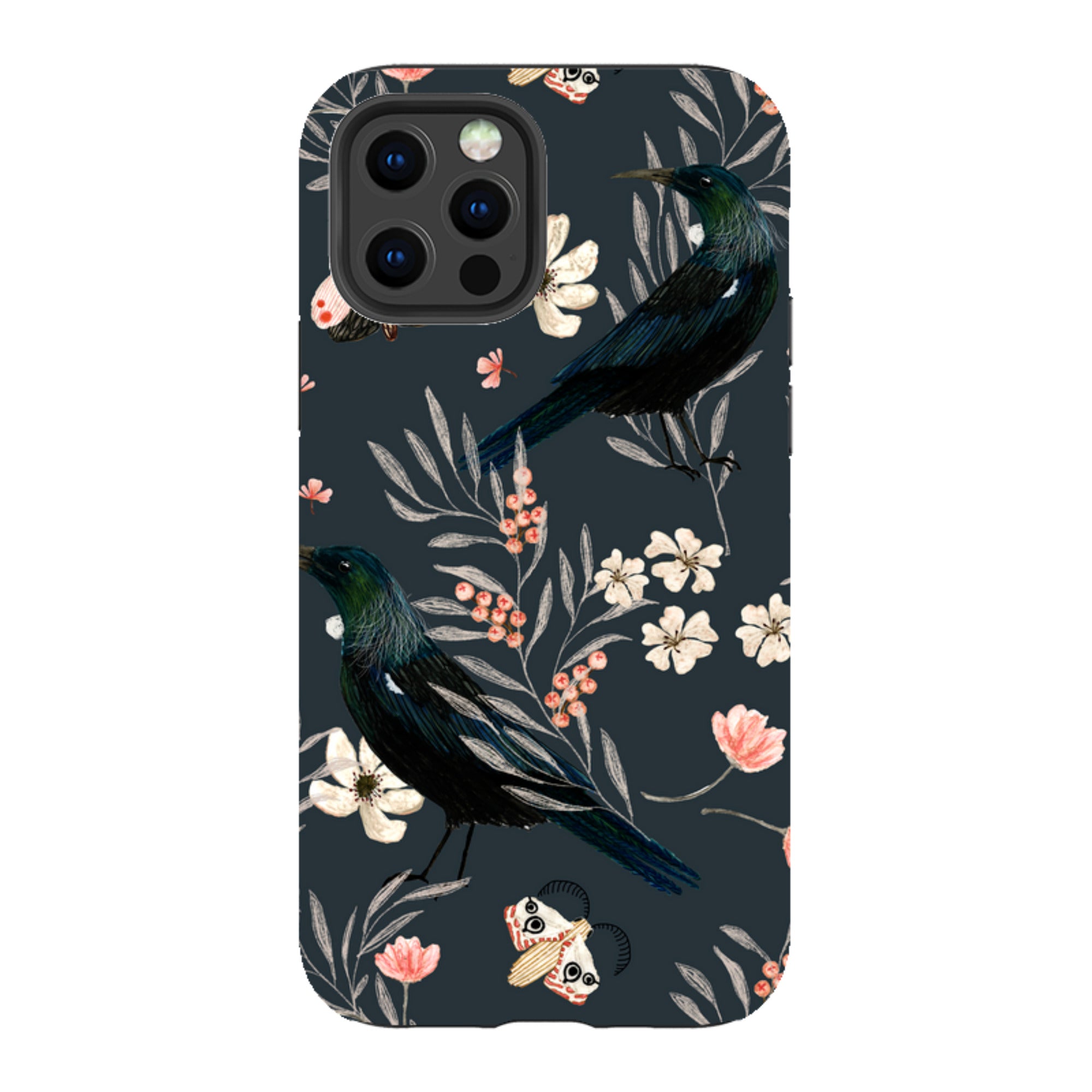 iPhone Tough Case - Moths And Tuis By Katherine Quinn