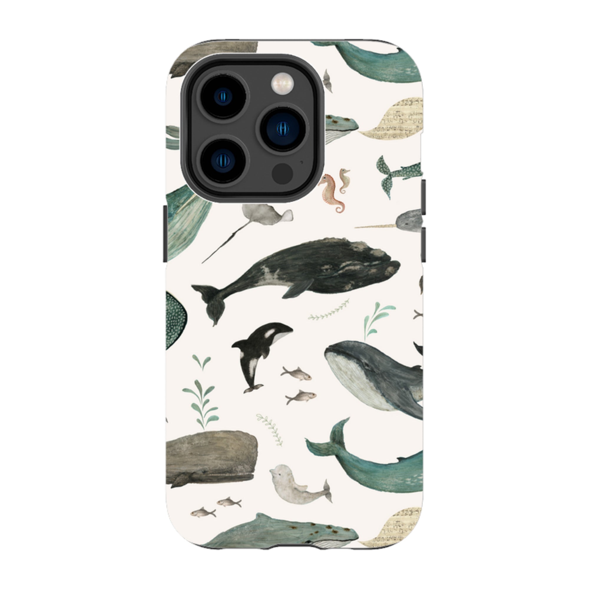 iPhone Tough Case - Whale Song By Katherine Quinn