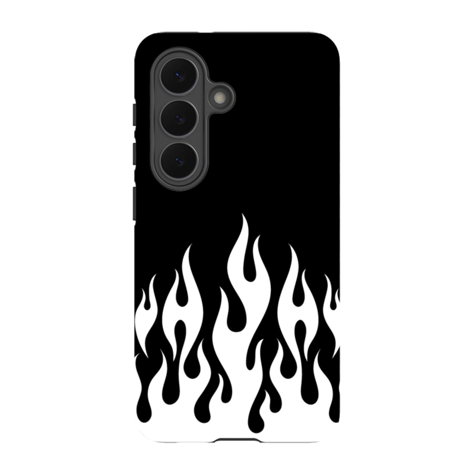 Samsung Tough Case - White Flames