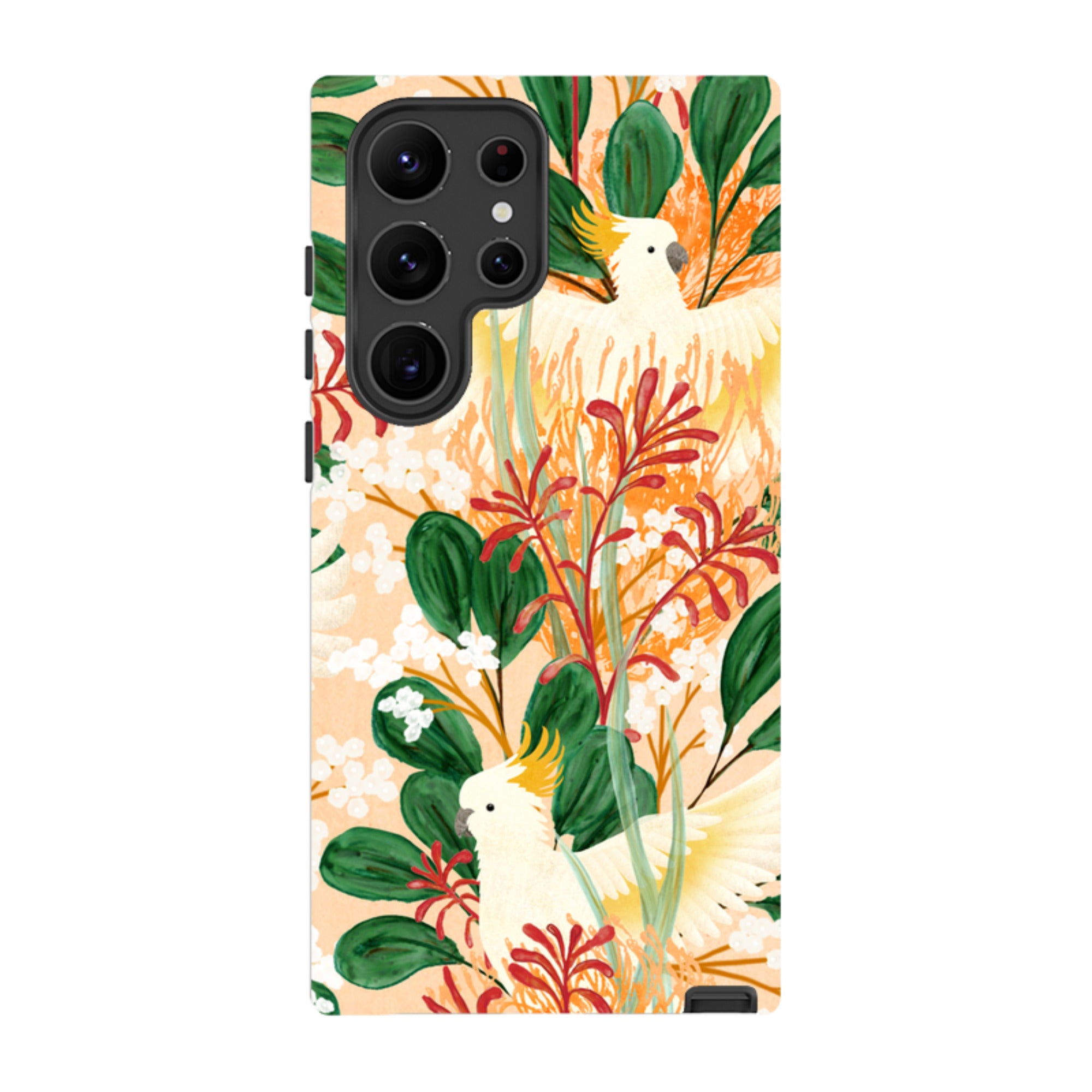 Samsung Tough Case - Cockatoo By Katherine Quinn