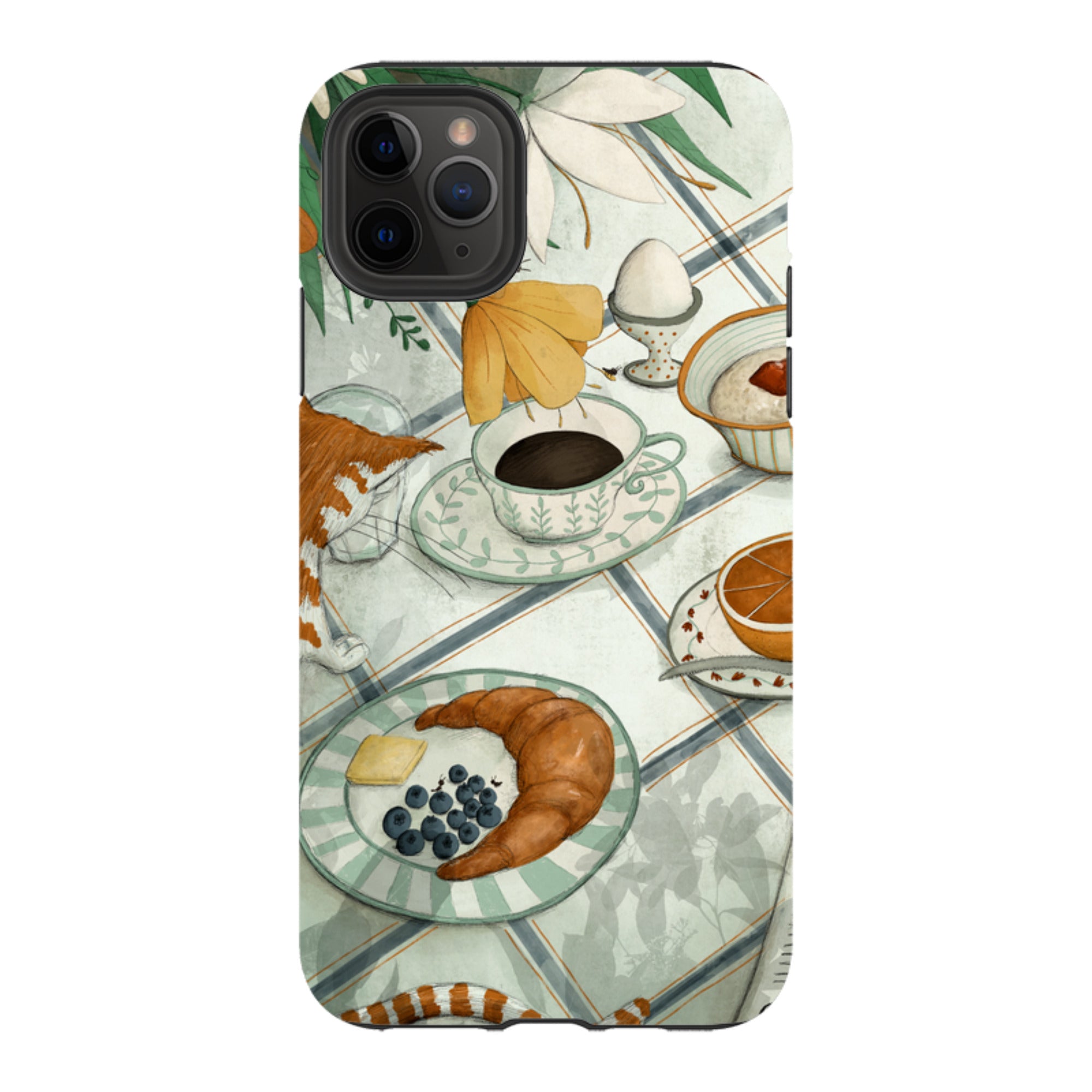 iPhone Tough Case - Hungry Friends By Maja Lindberg