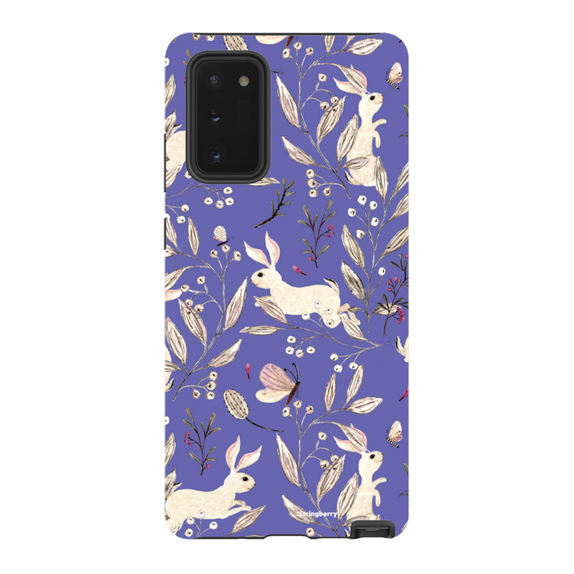 Samsung Tough Case - Bunnies Periwinkle By Katherine Quinn