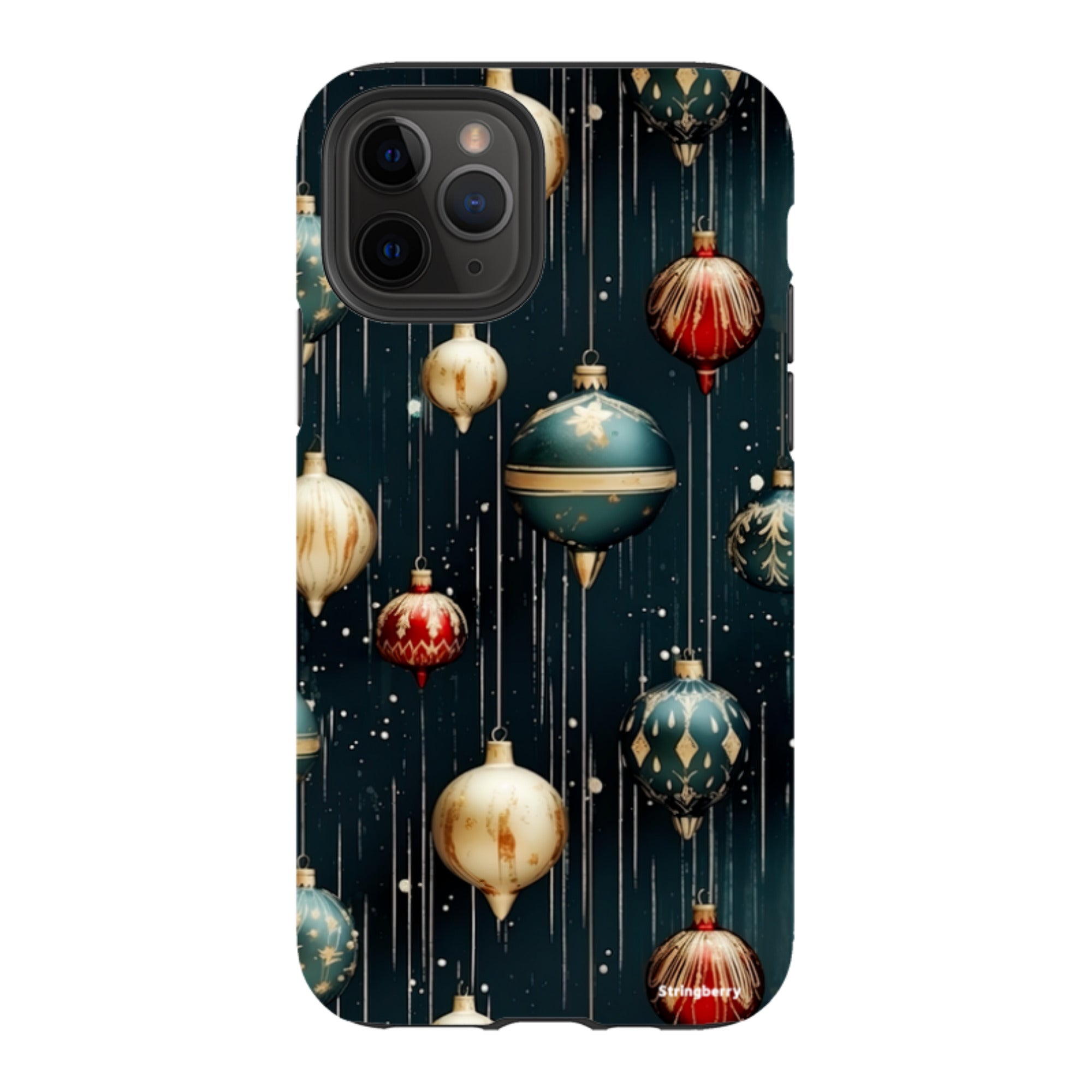 iPhone Tough Case - Christmas Baubles