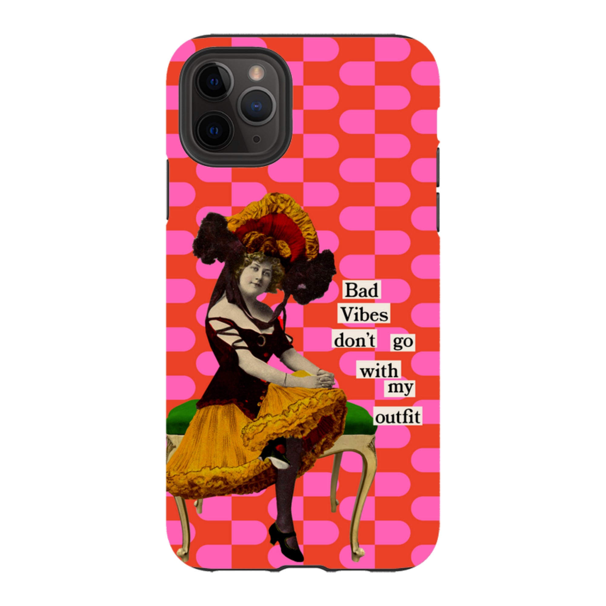 iPhone Tough Case - Bad Vibes By Clare Jordan