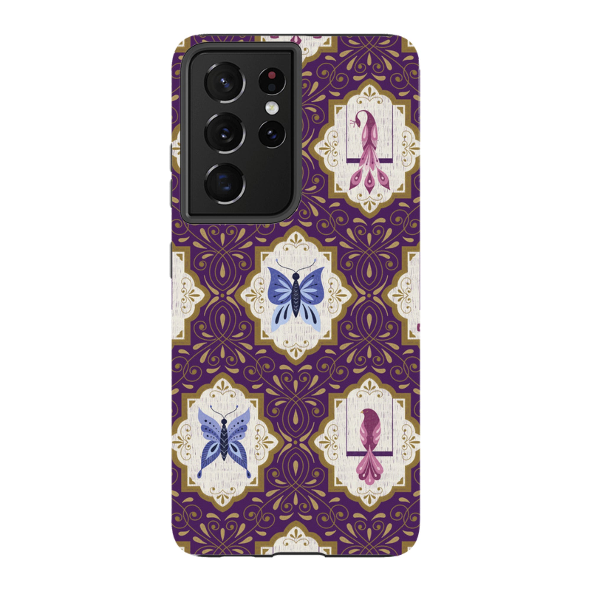 Samsung Tough Case - Wingframes Purple By Jenny Zemanek