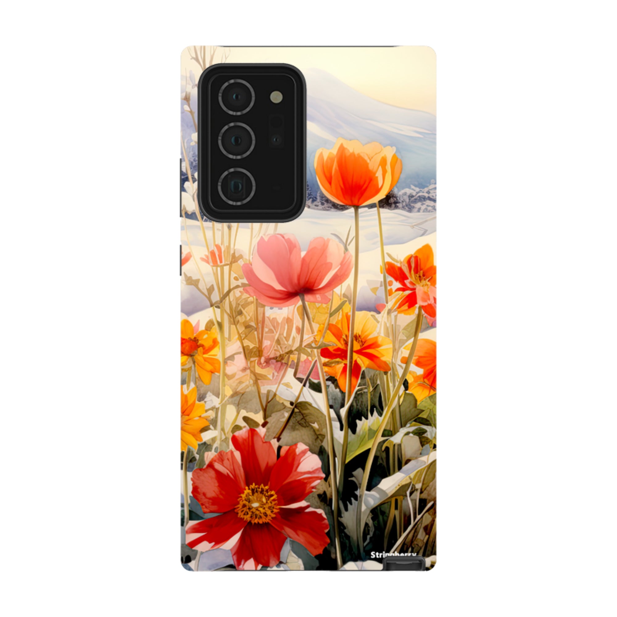Samsung Tough Case - Winter Wild Flowers II