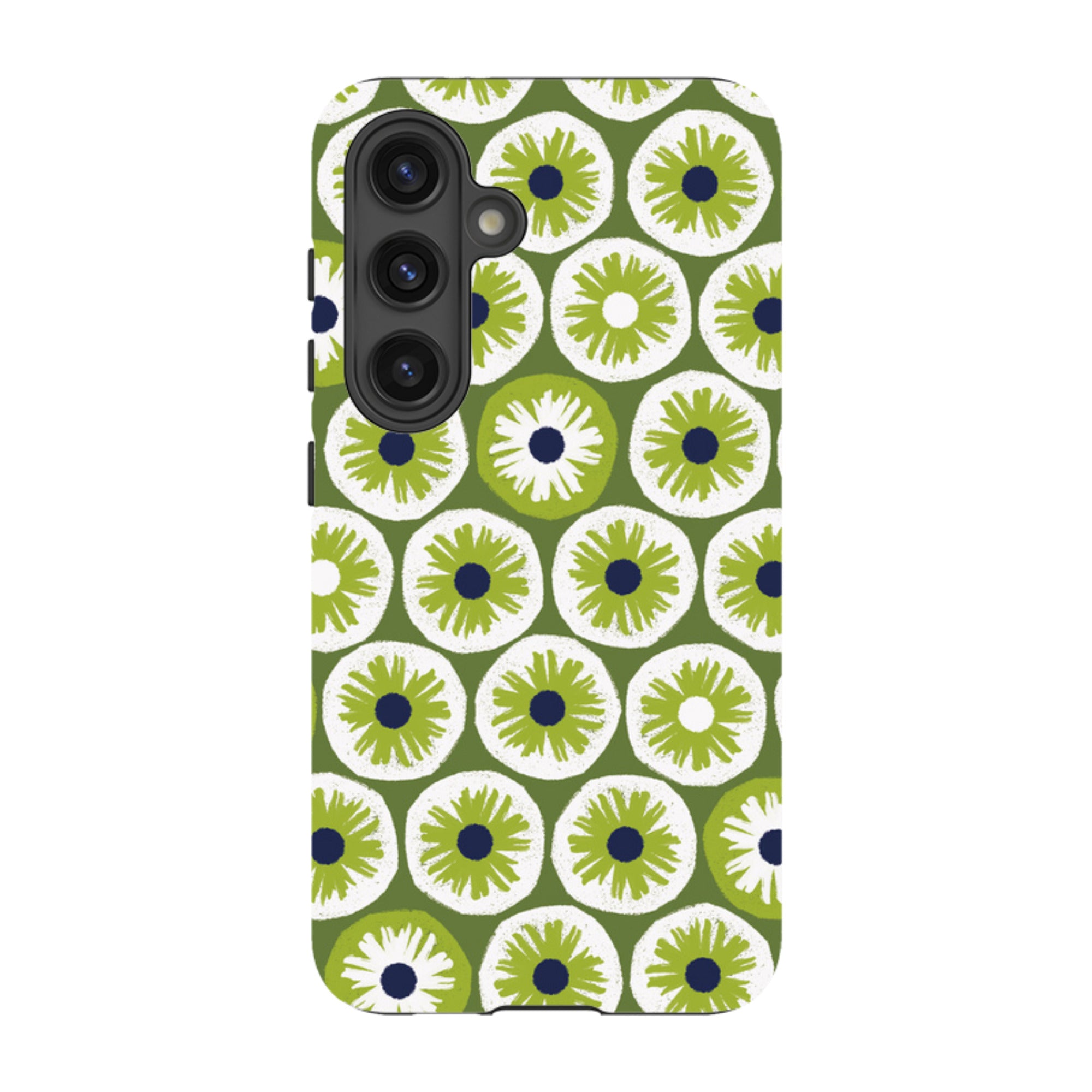 Samsung Tough Case - Penny Flowers Green By Ali Brookes