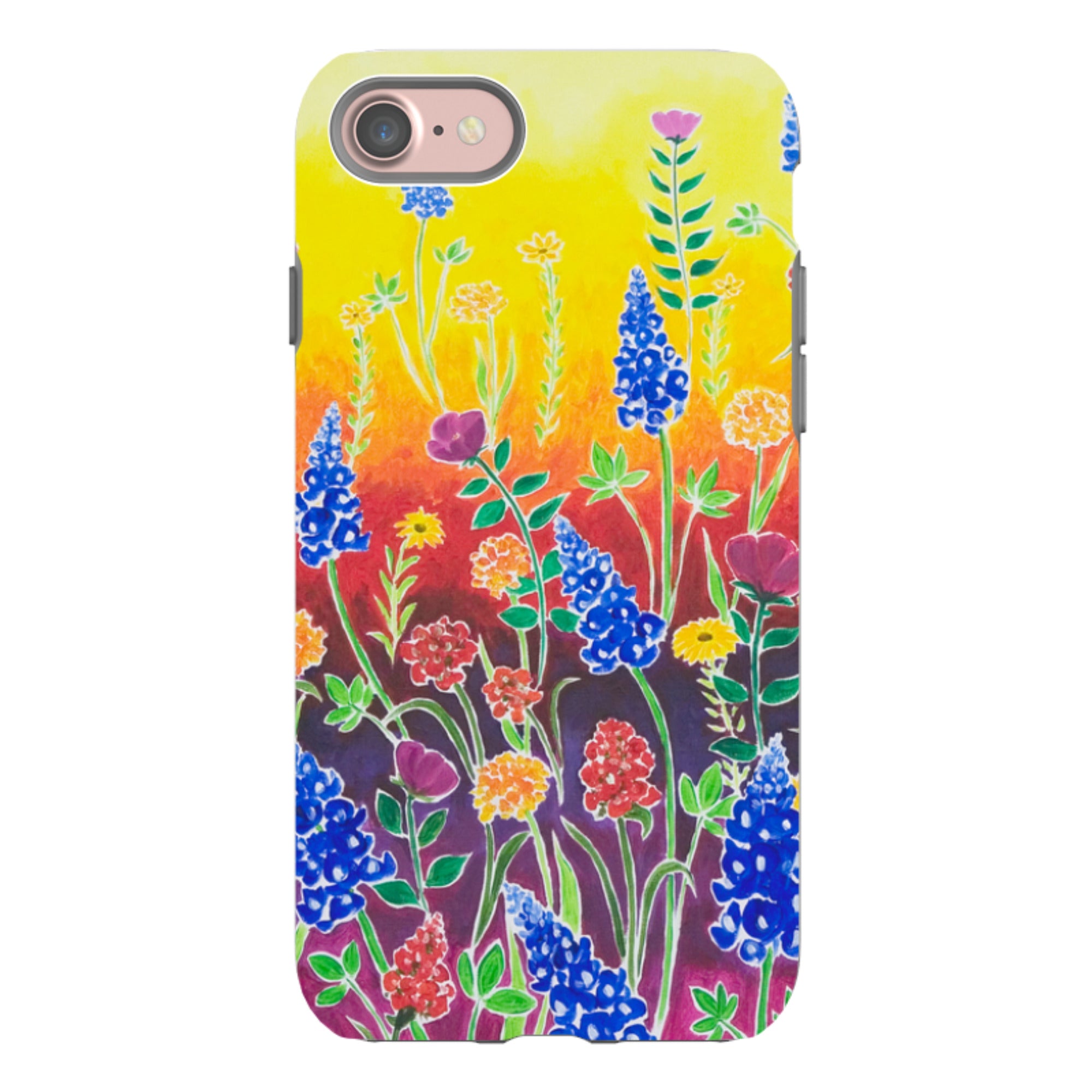 iPhone Tough Case - Wildflower Fantasy By Linda Calvert Jacobson