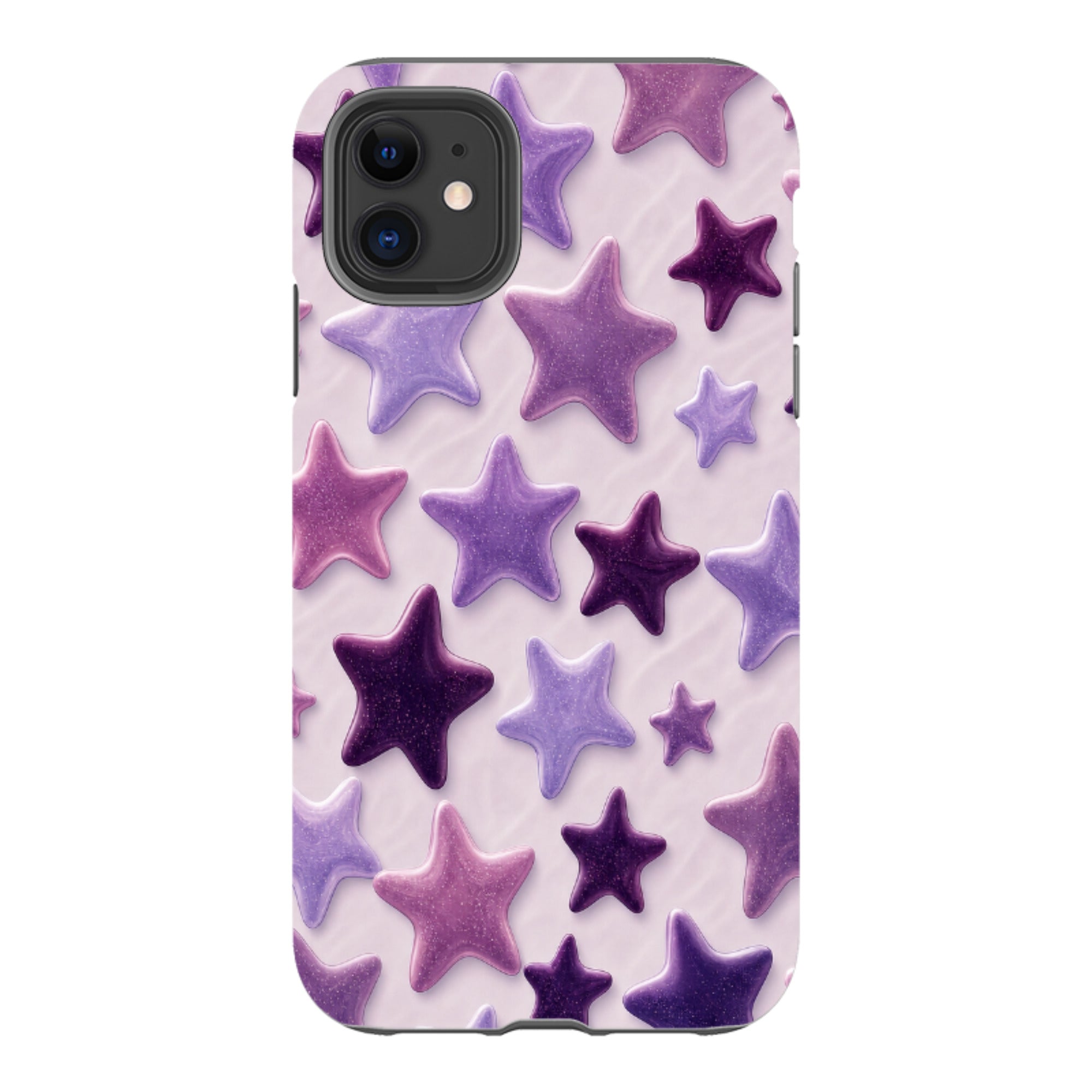 iPhone Tough Case - Lavender Purple Star