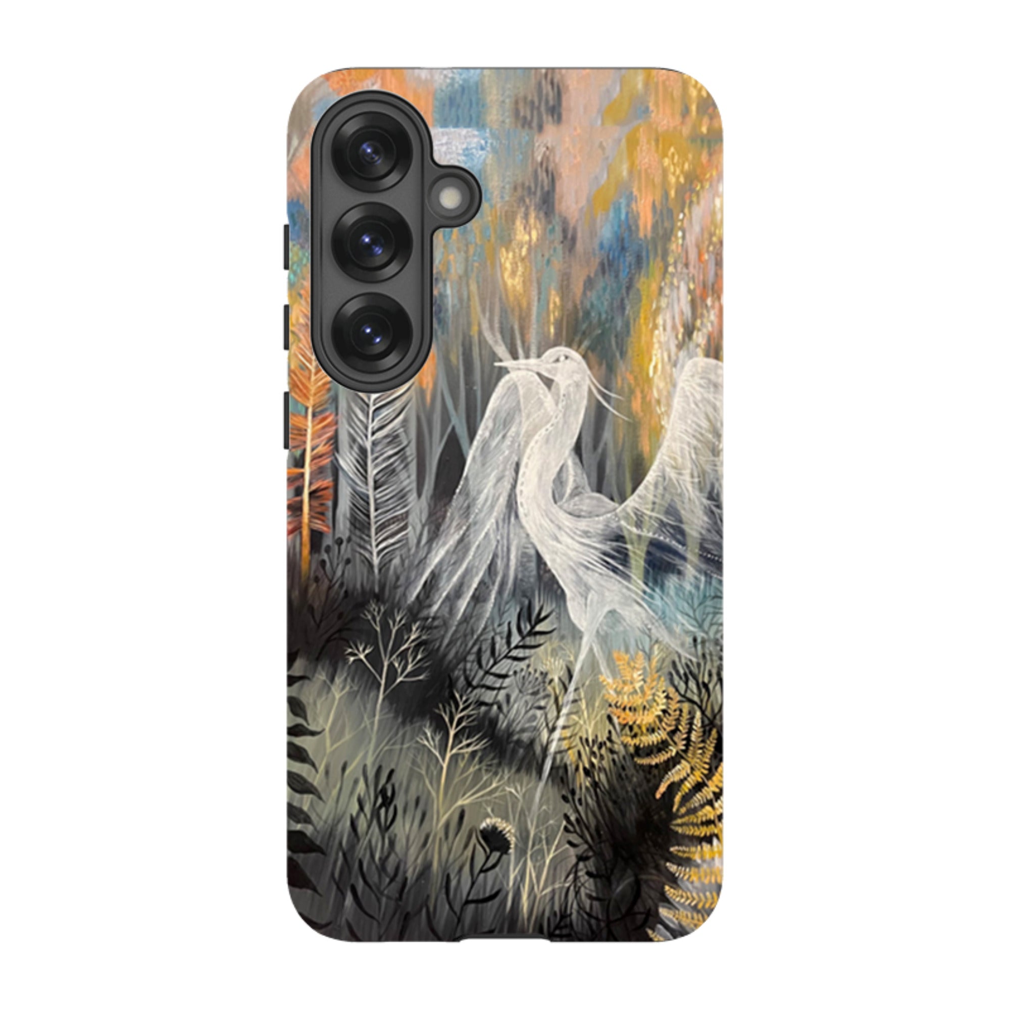 Samsung Tough Case - Ghost Heron By Mia Underwood