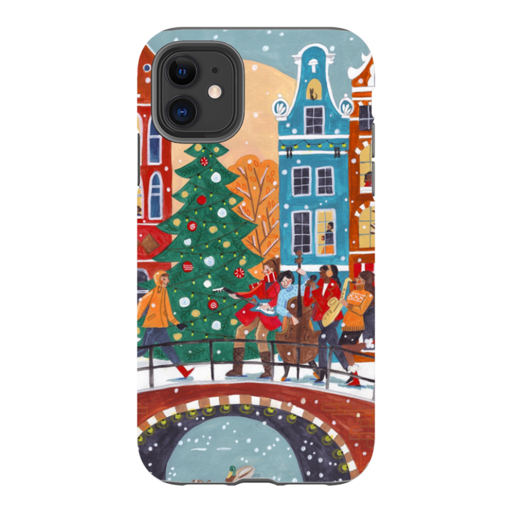 iPhone Tough Case - Christmas Music Amsterdam By Caroline Bonne Muller