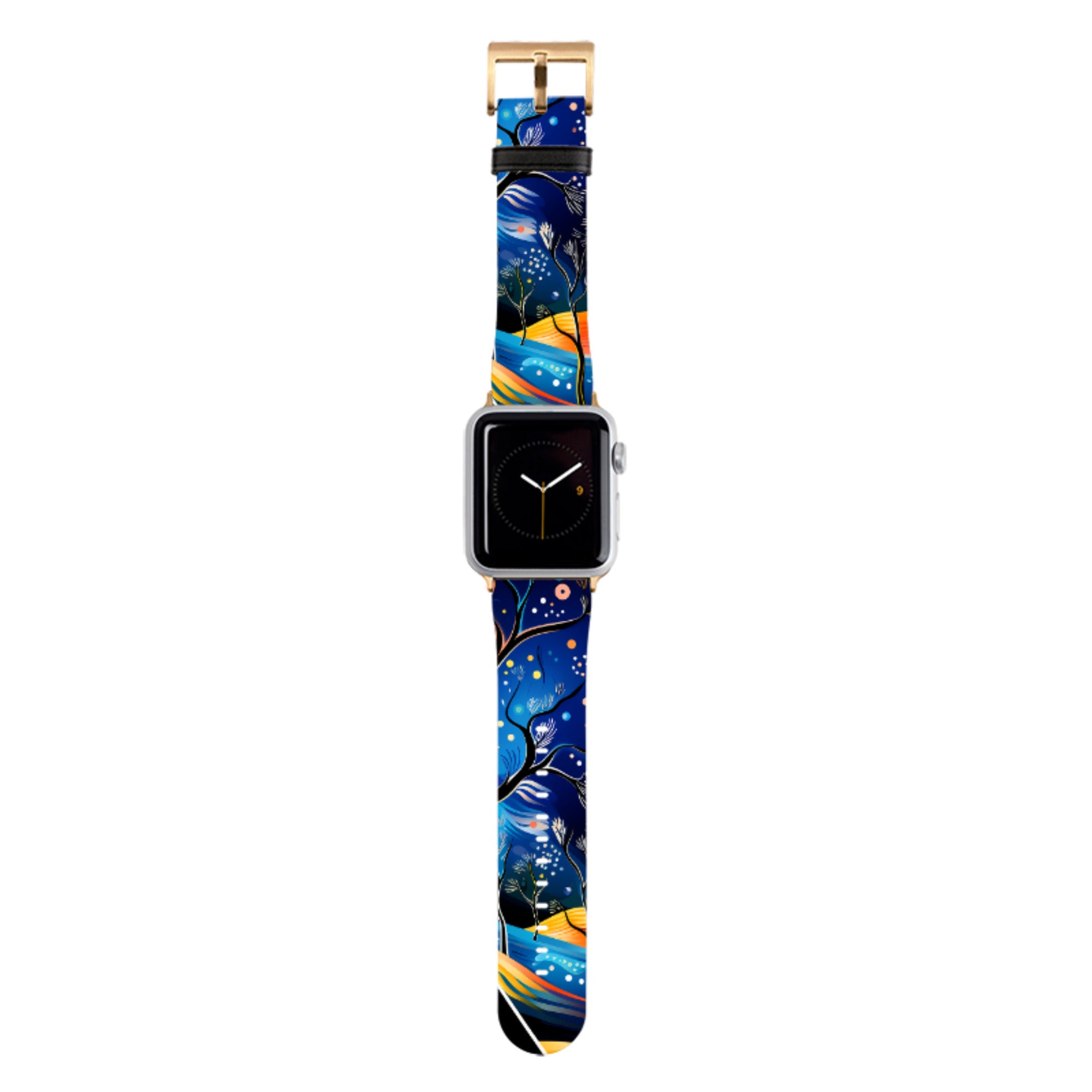 Rainbow Night Stars Apple Watch Strap