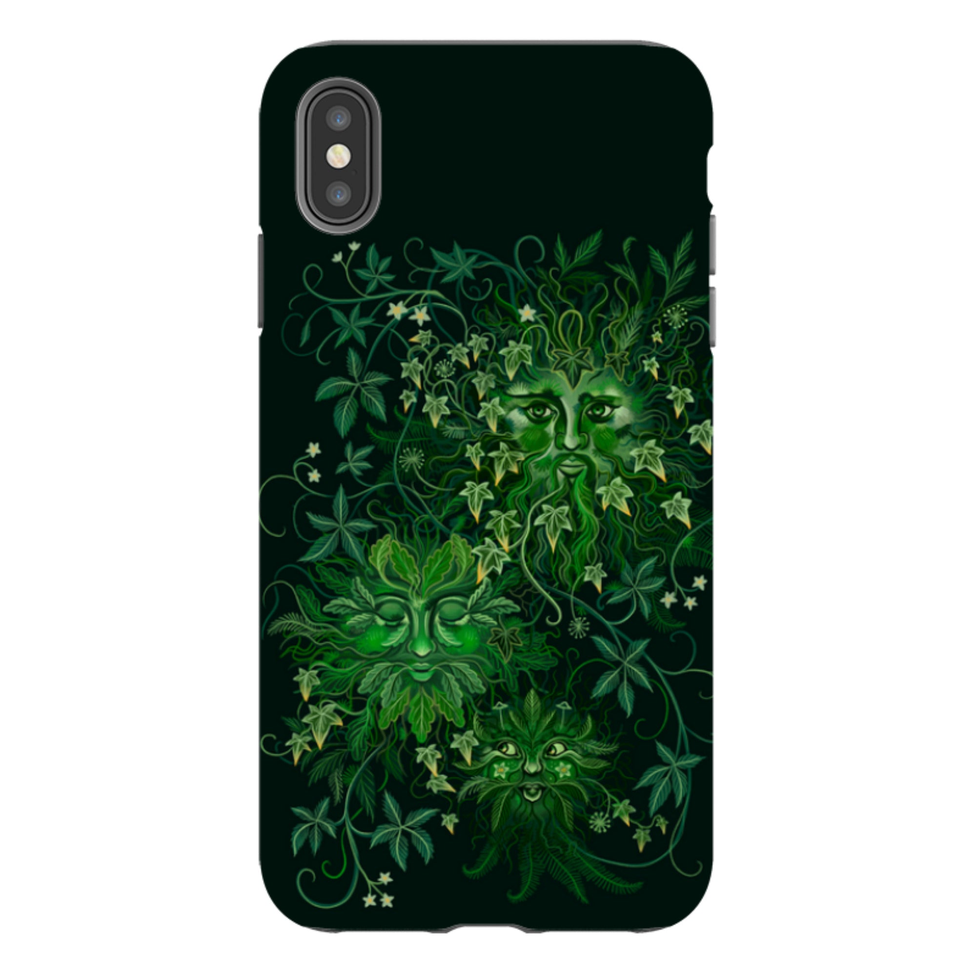 iPhone Tough Case - Green Man By Anna Stead