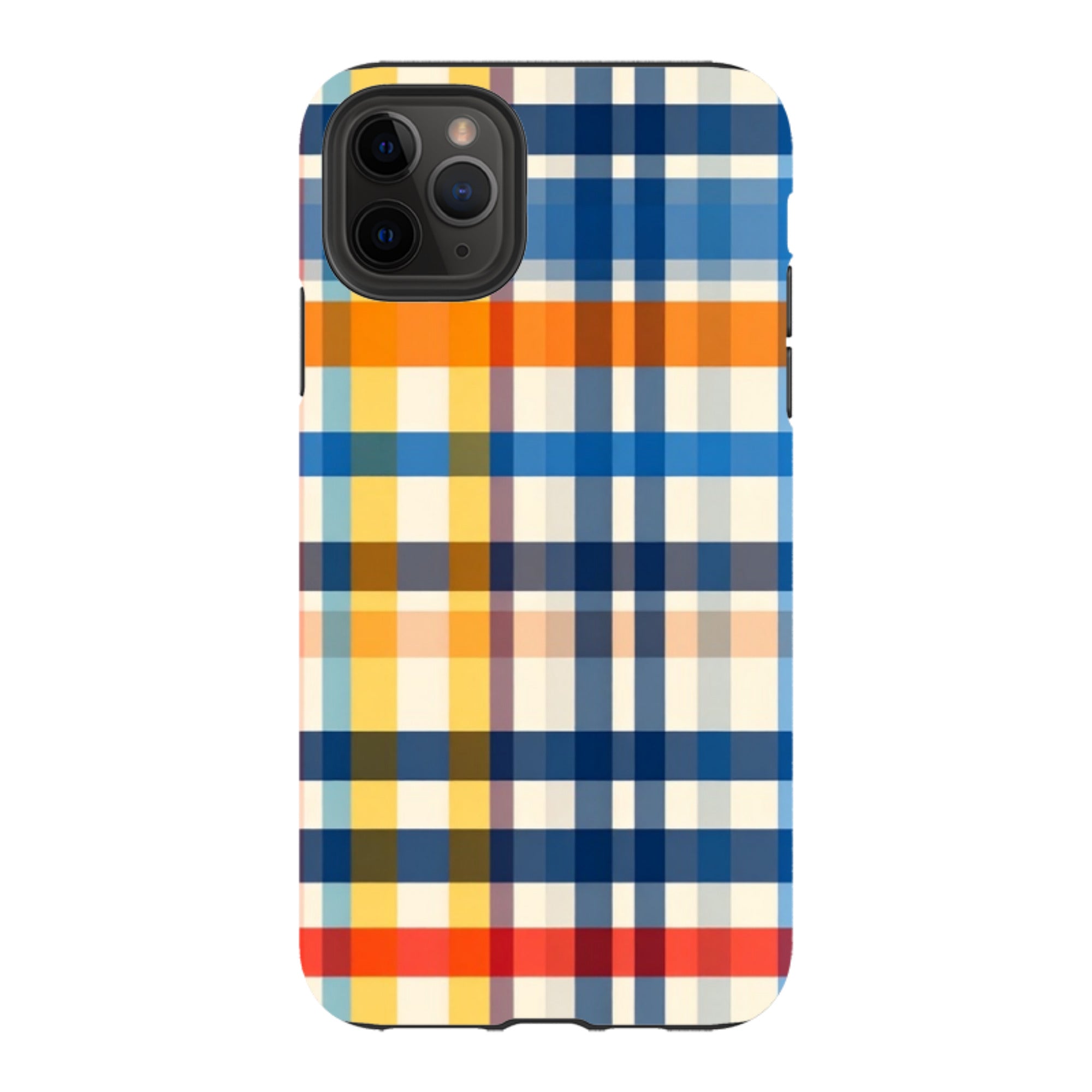 iPhone Tough Case - Barcelona Gingham