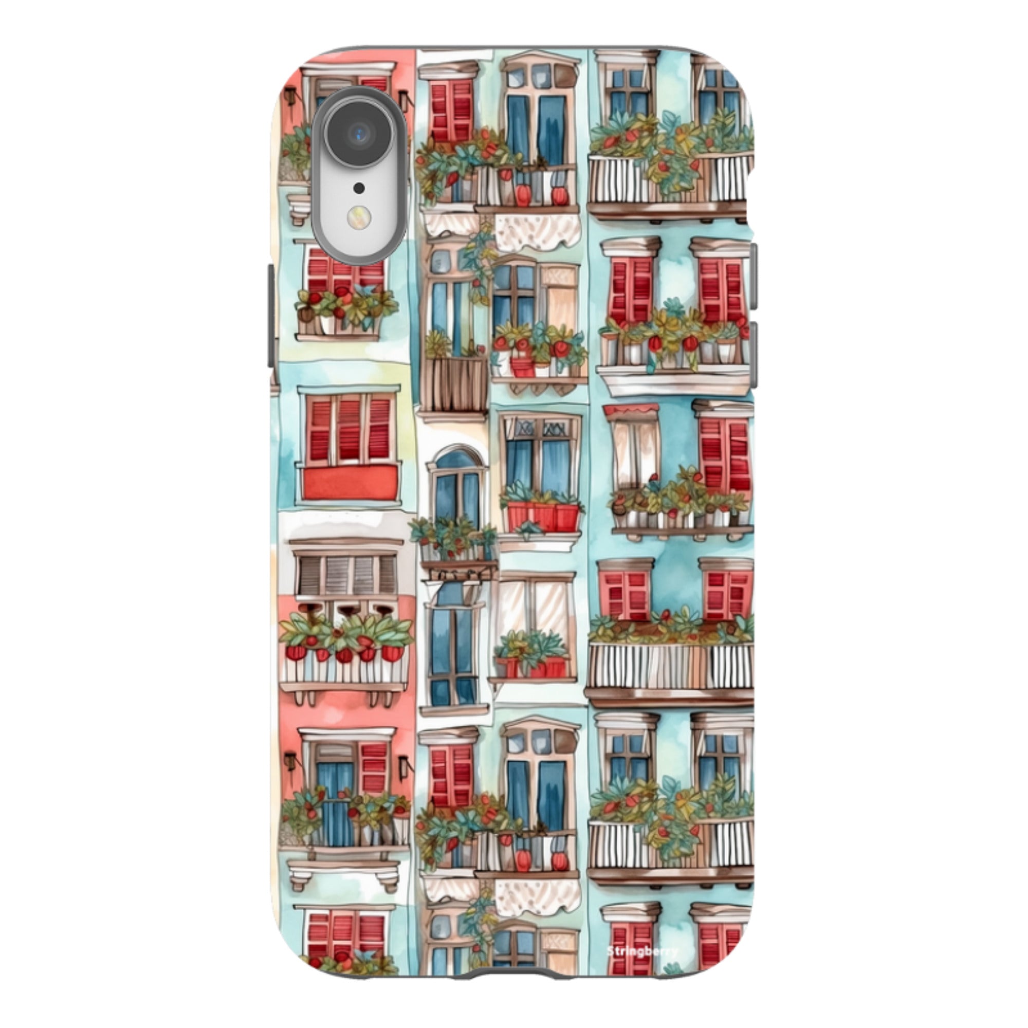 iPhone Tough Case - Floral Balcony