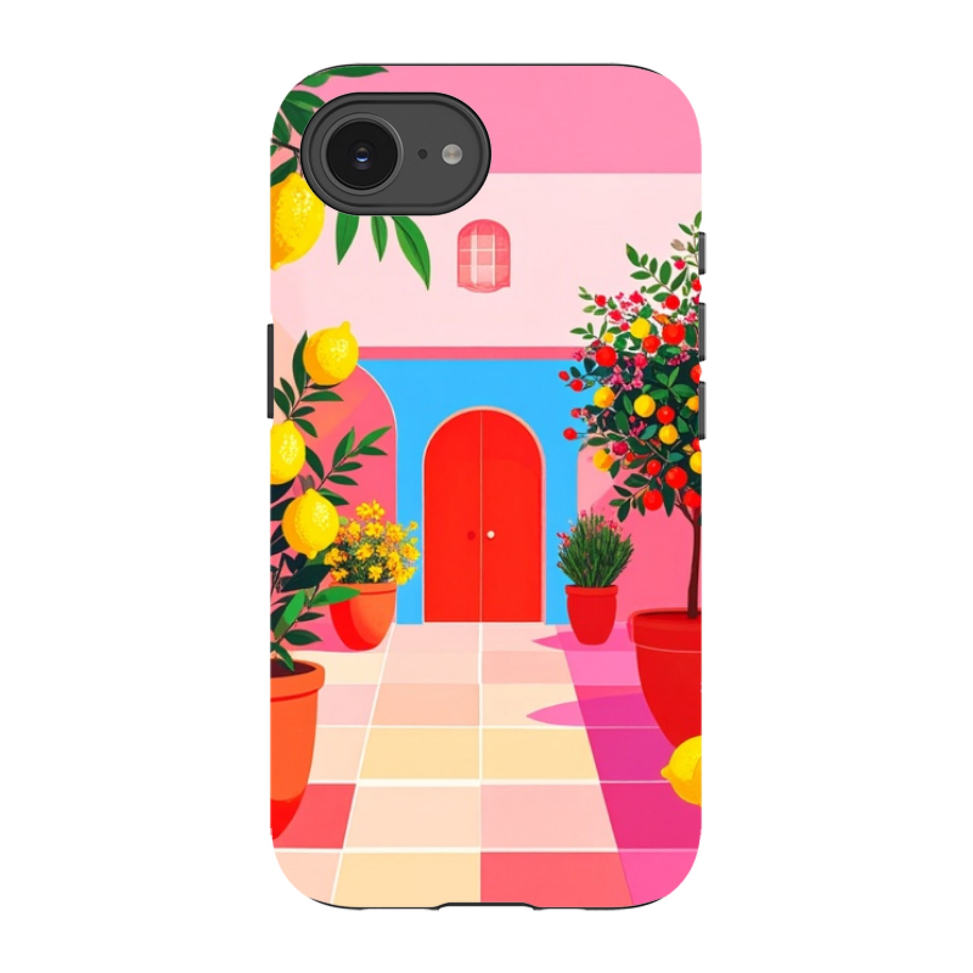 iPhone Tough Case - Red Garden