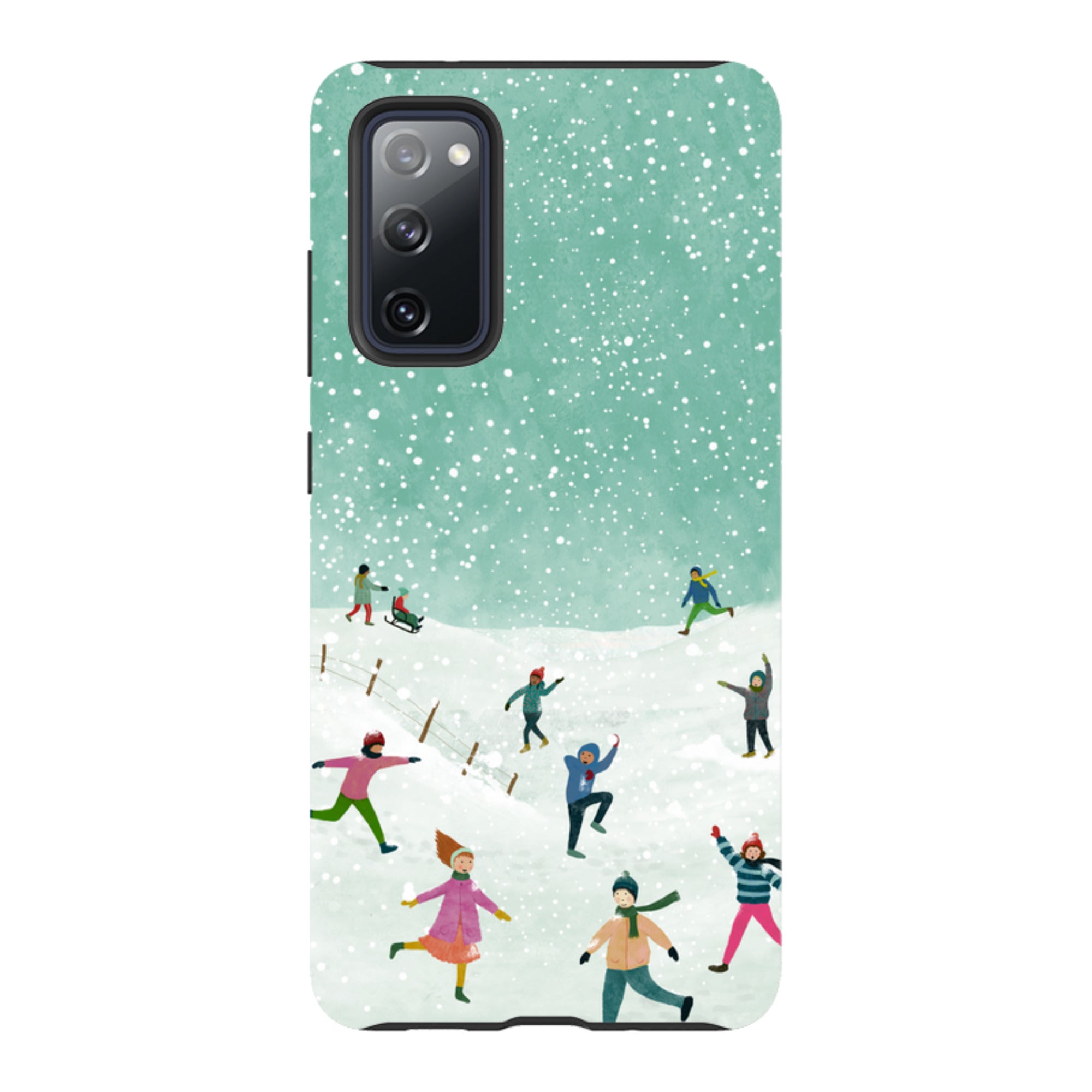 Samsung Tough Case - Snowball Fight By Katherine Quinn