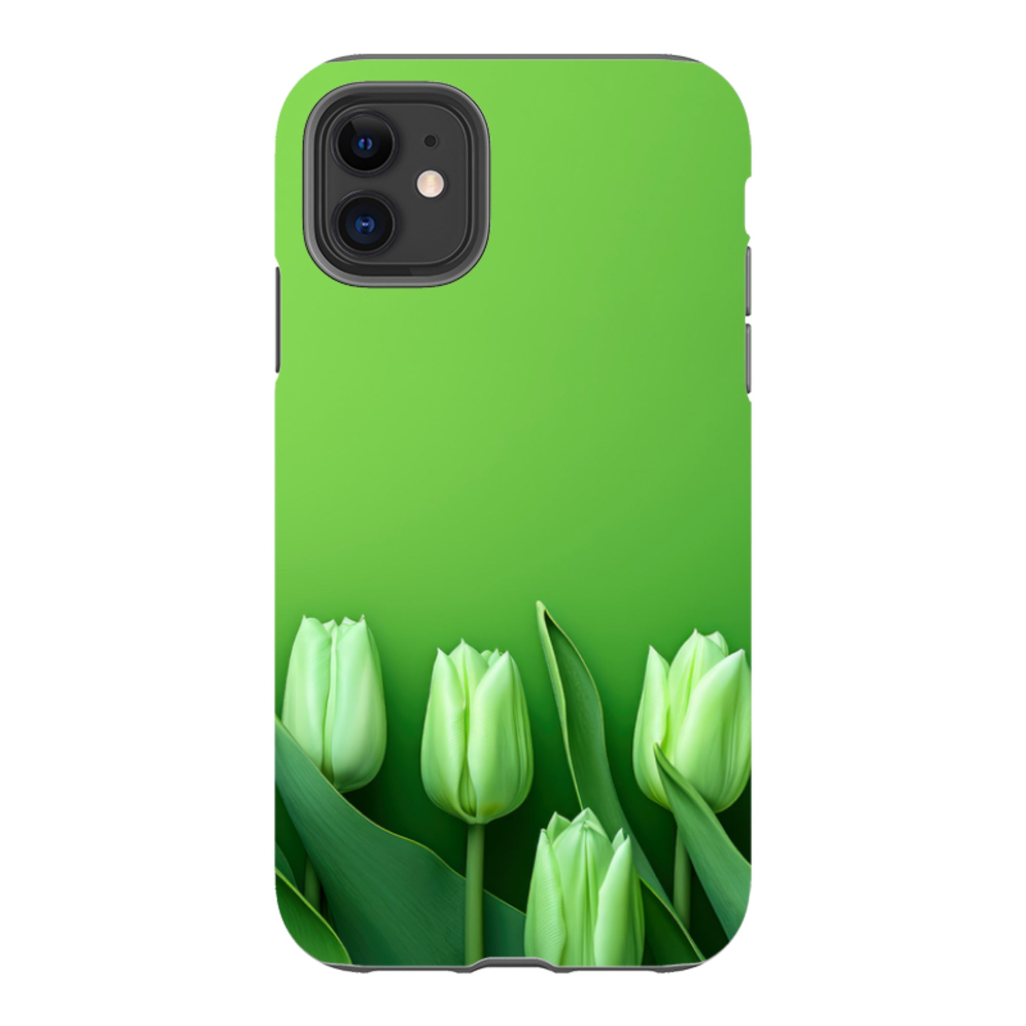 iPhone Tough Case -Green Floral