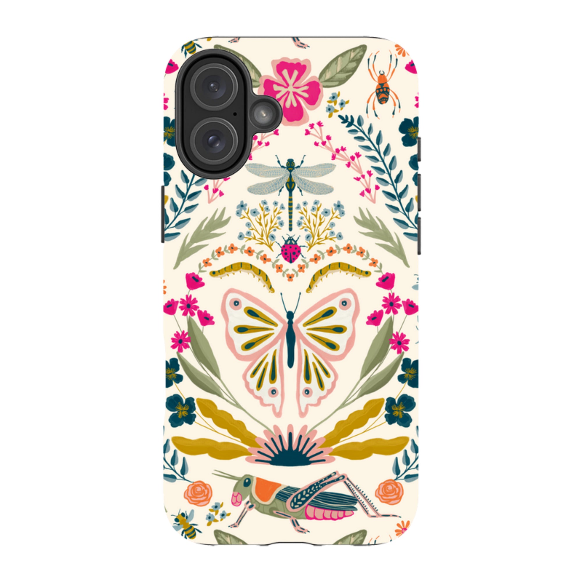 iPhone Case - Butterfly Floral By Abby Jacobs