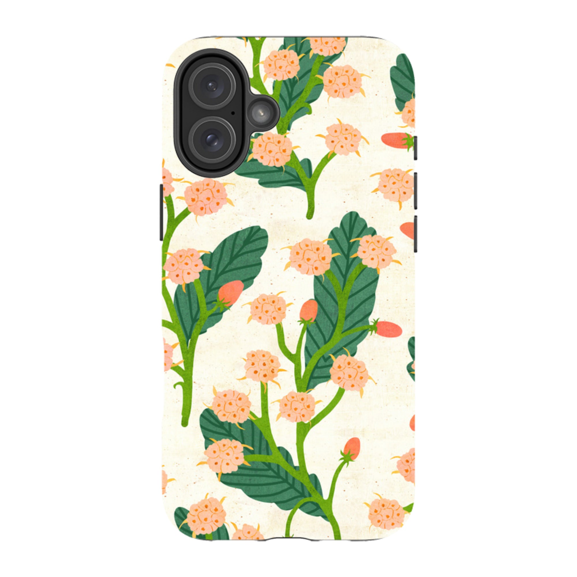 iPhone MagSafe Tough Case - Summer Seeds Cream By Katherine Quinn