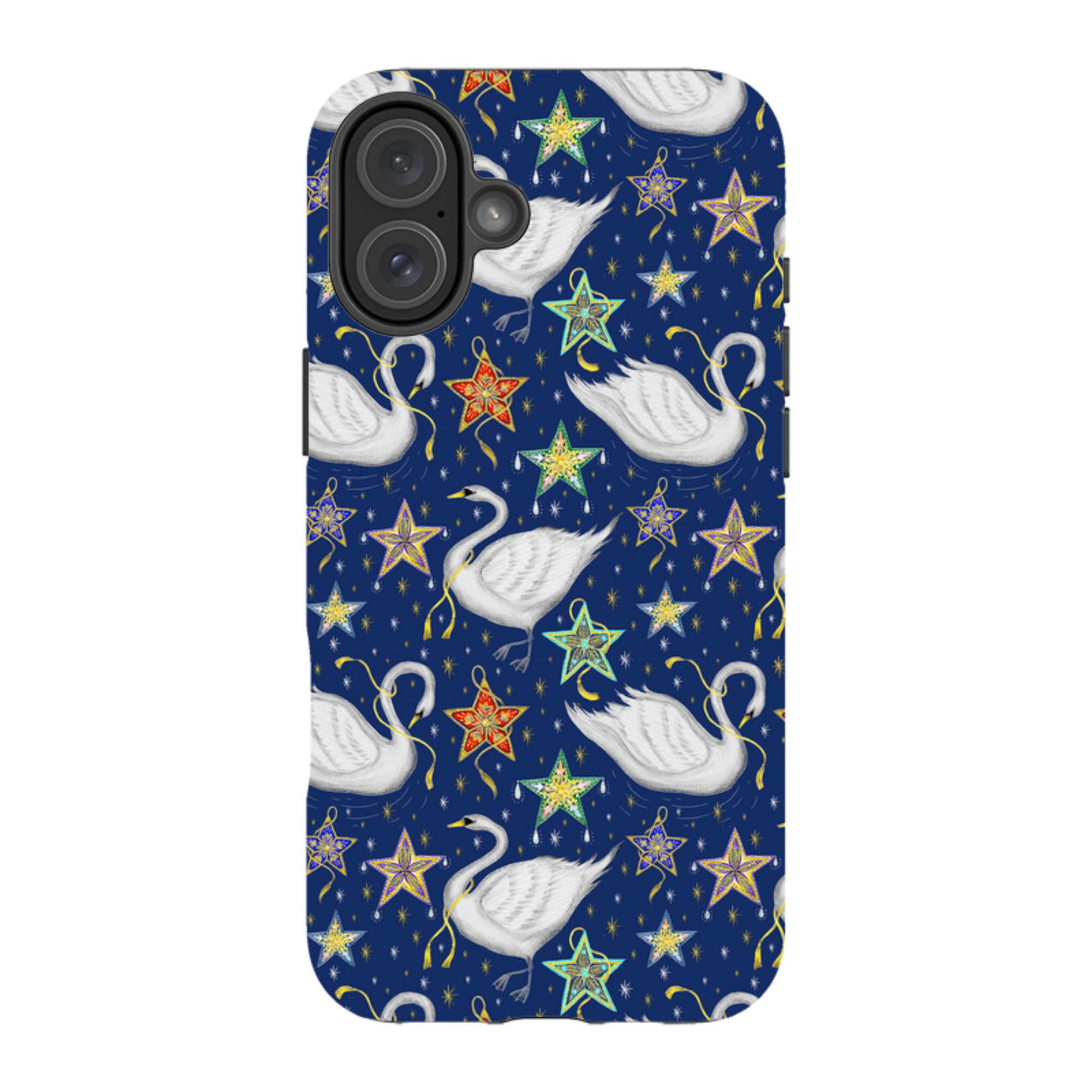 iPhone MagSafe Tough Case -  Swan Pattern By Catherine Rowe