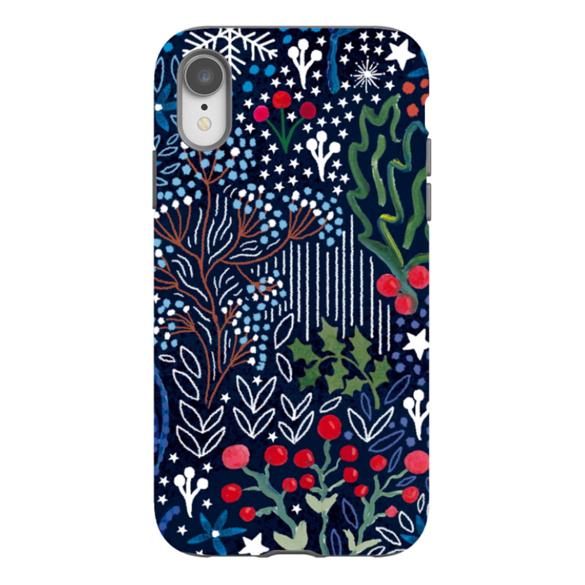 iPhone Tough Case - Winter Flowers II By Emma Frances Grant