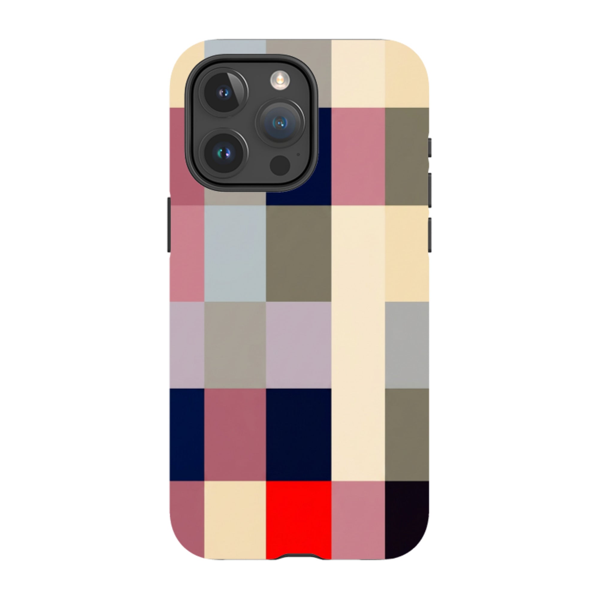 iPhone MagSafe Tough Case - Retro Plaid