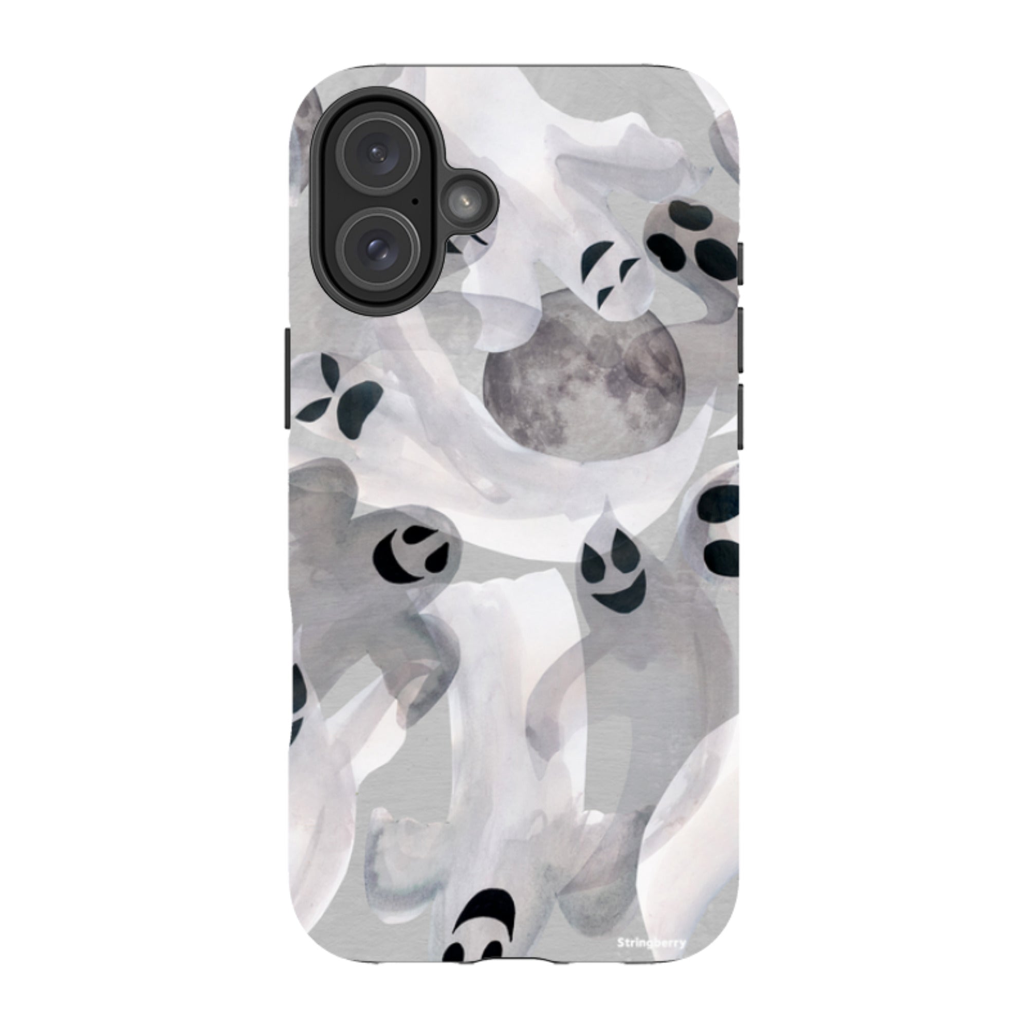 iPhone Tough Case - Ghosts and Moons By Tracey English