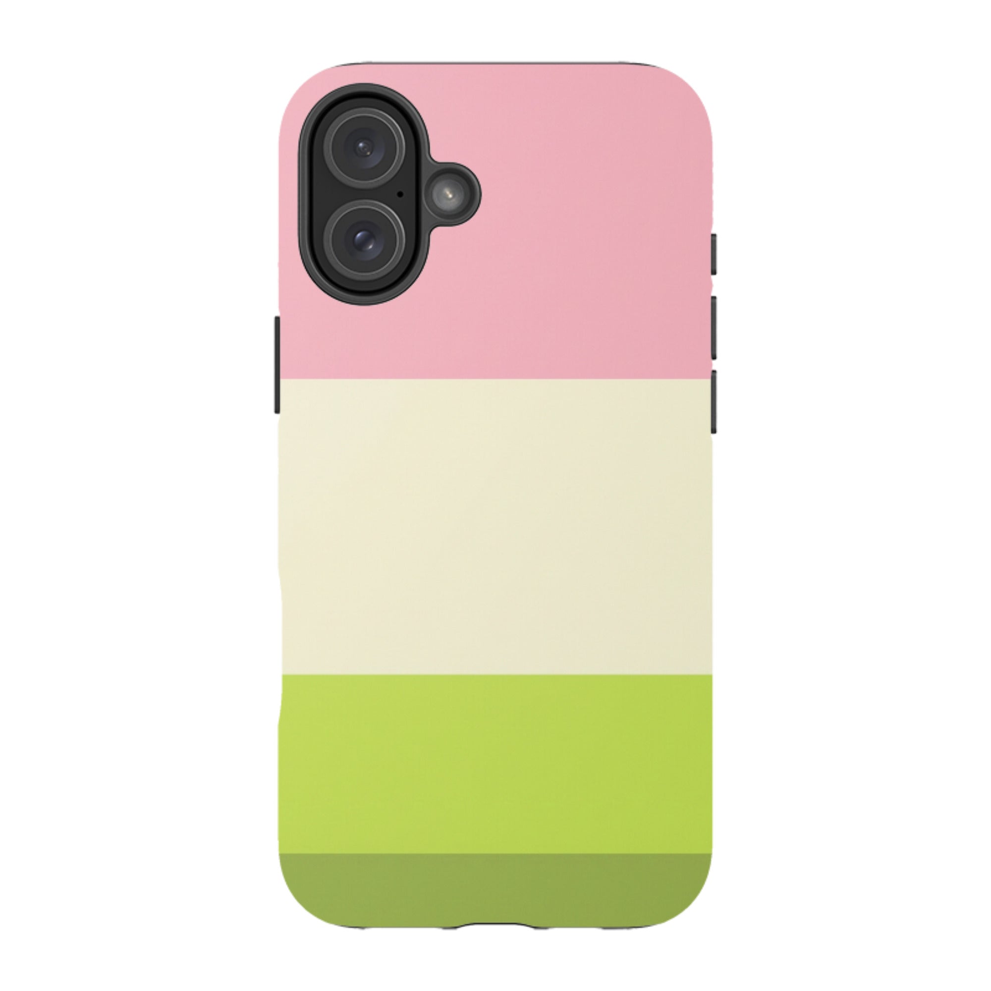 iPhone Tough Case - Pink & Sage Green