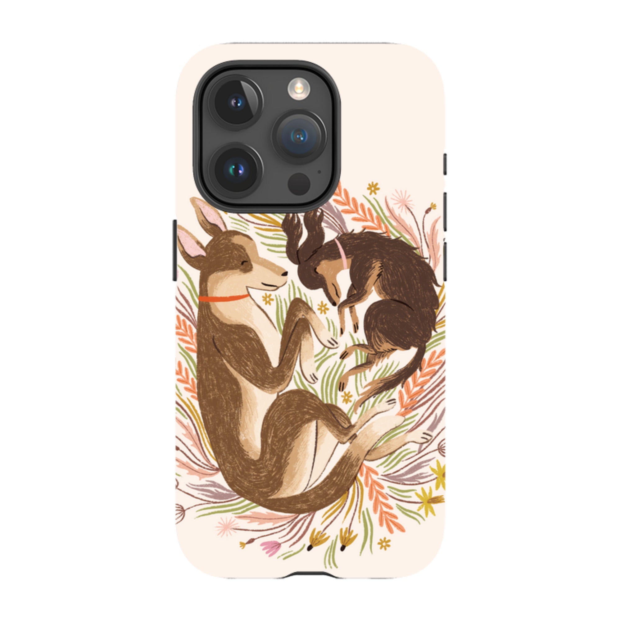 iPhone Tough Case - No Better Dream (Dogs) By Meghann Rader