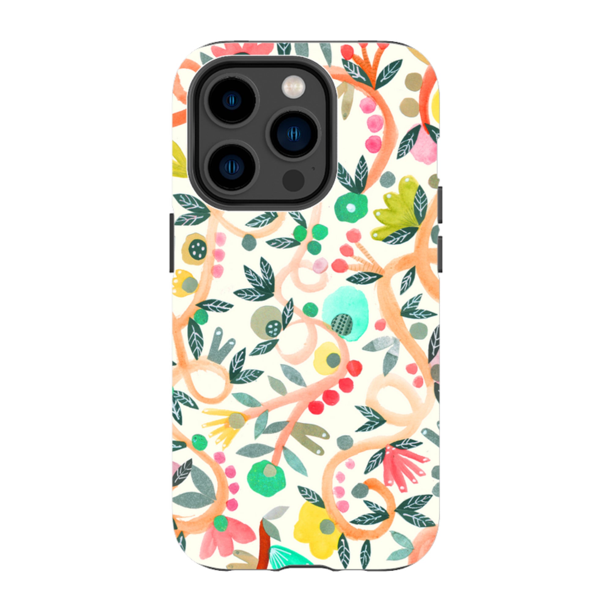 iPhone Tough Case - Floral By Gabriela Larios
