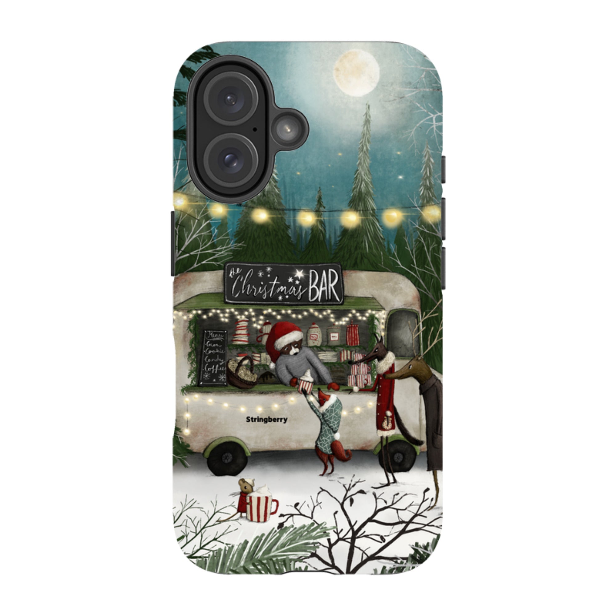 iPhone Tough Case - Christmas Bar By Maja Lindberg