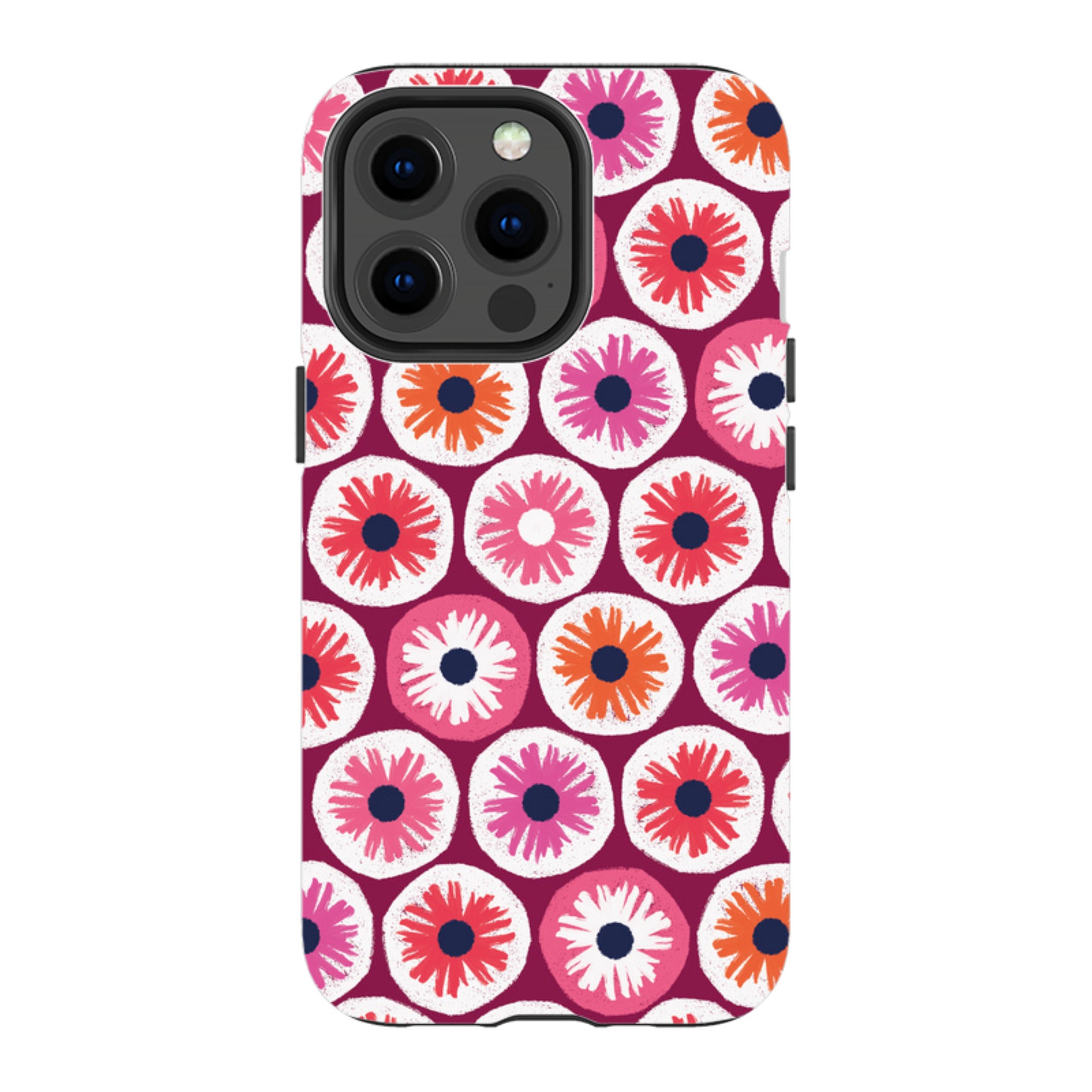 iPhone MagSafe Tough Case -  Penny Flowers Red By Ali Brookes
