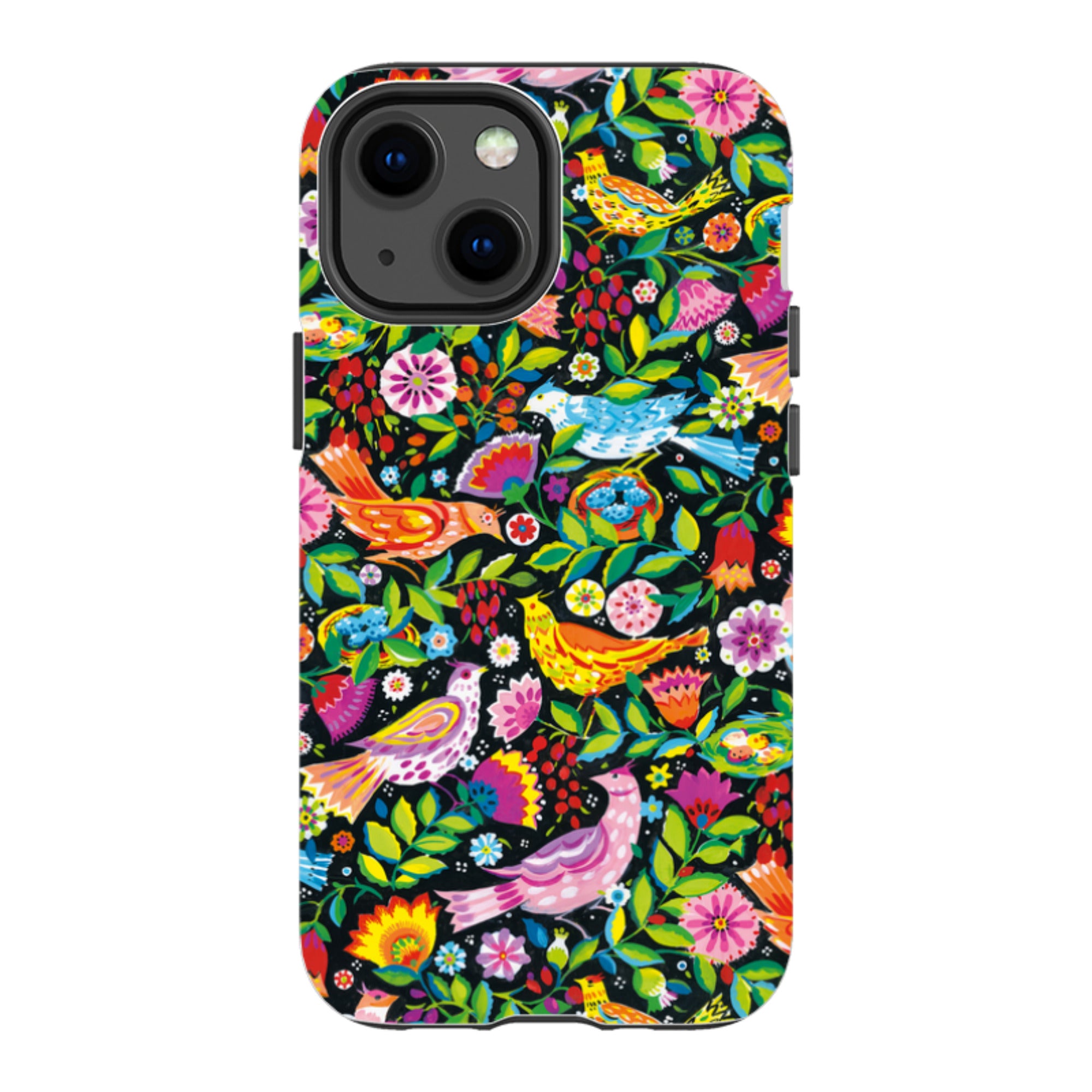 iPhone Tough Case - Folk Birds By Sarah Campbell