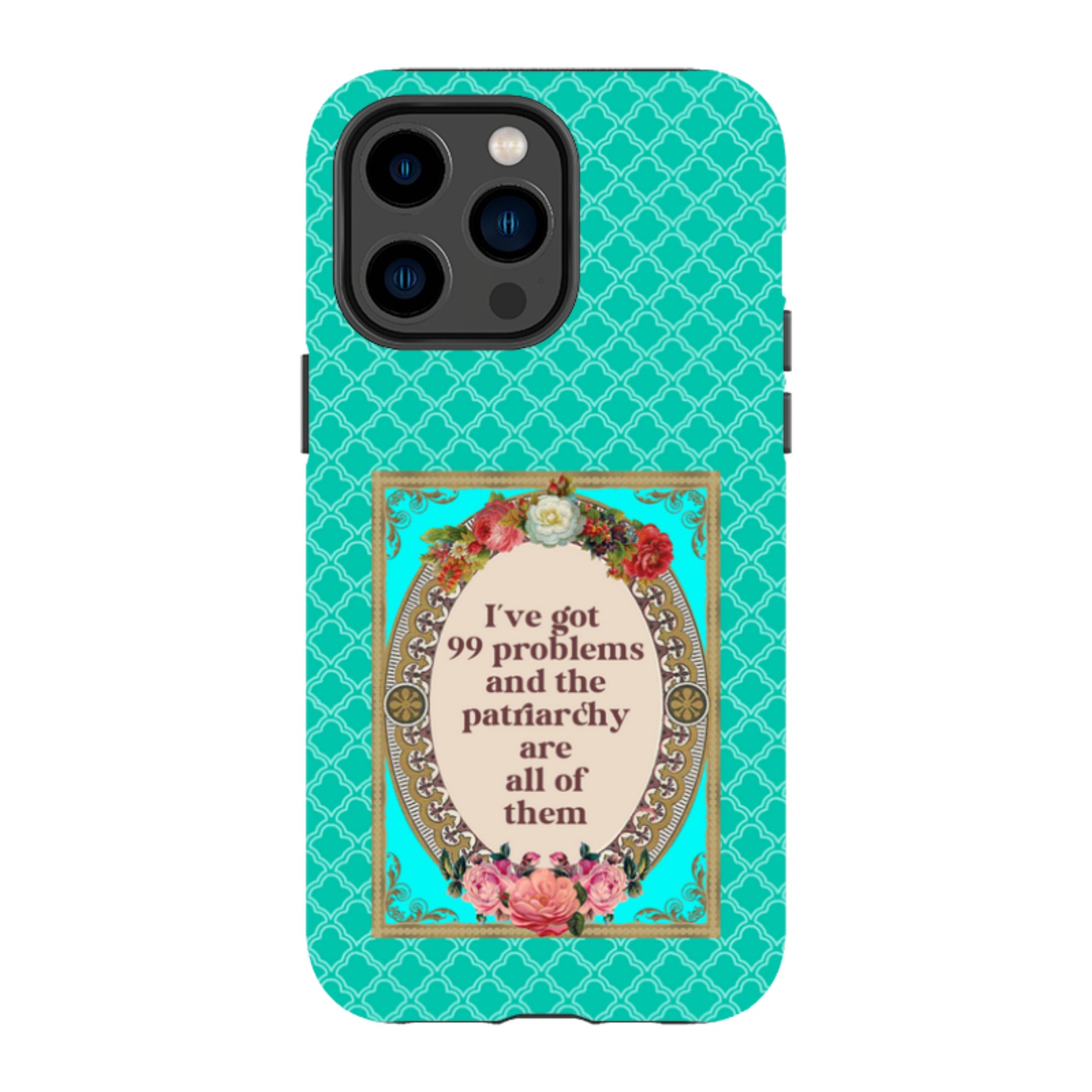 iPhone Tough Case - 99 Problems By Clare Jordan