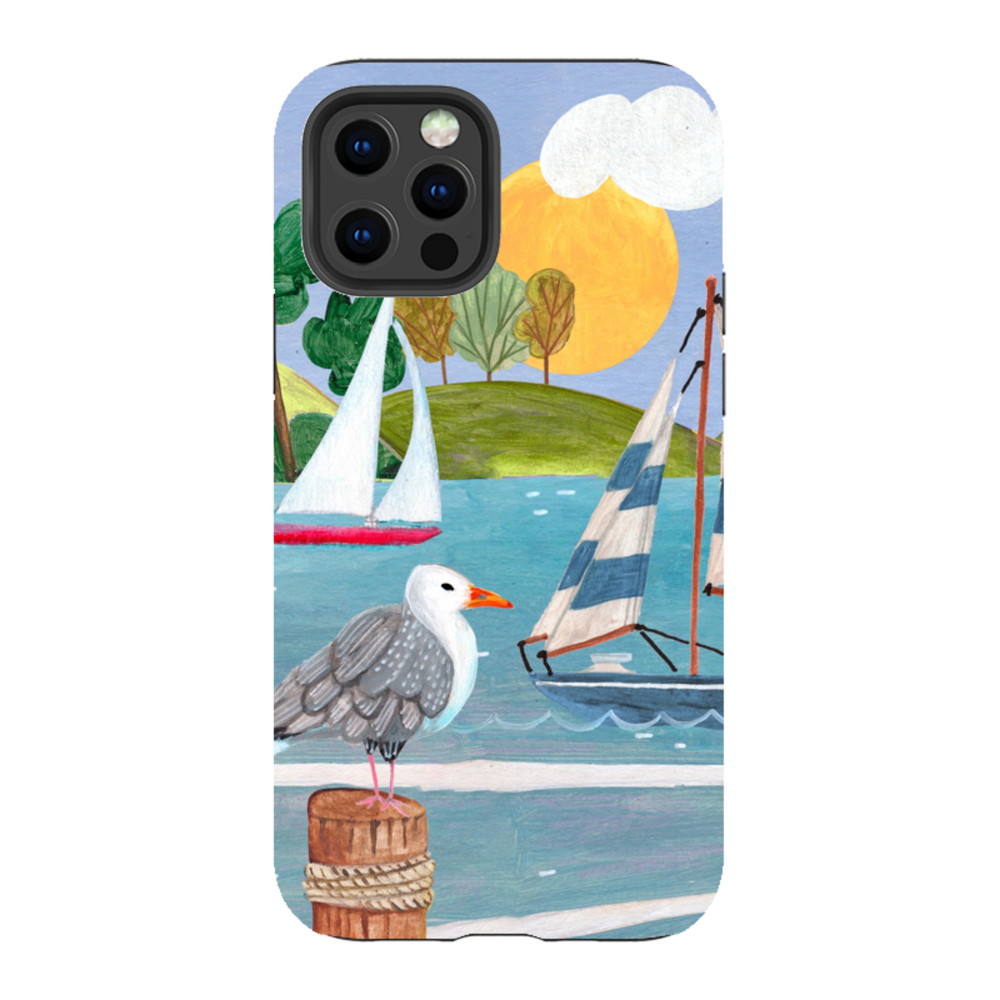 iPhone Tough Case - Sailing By Caroline Bonne Muller
