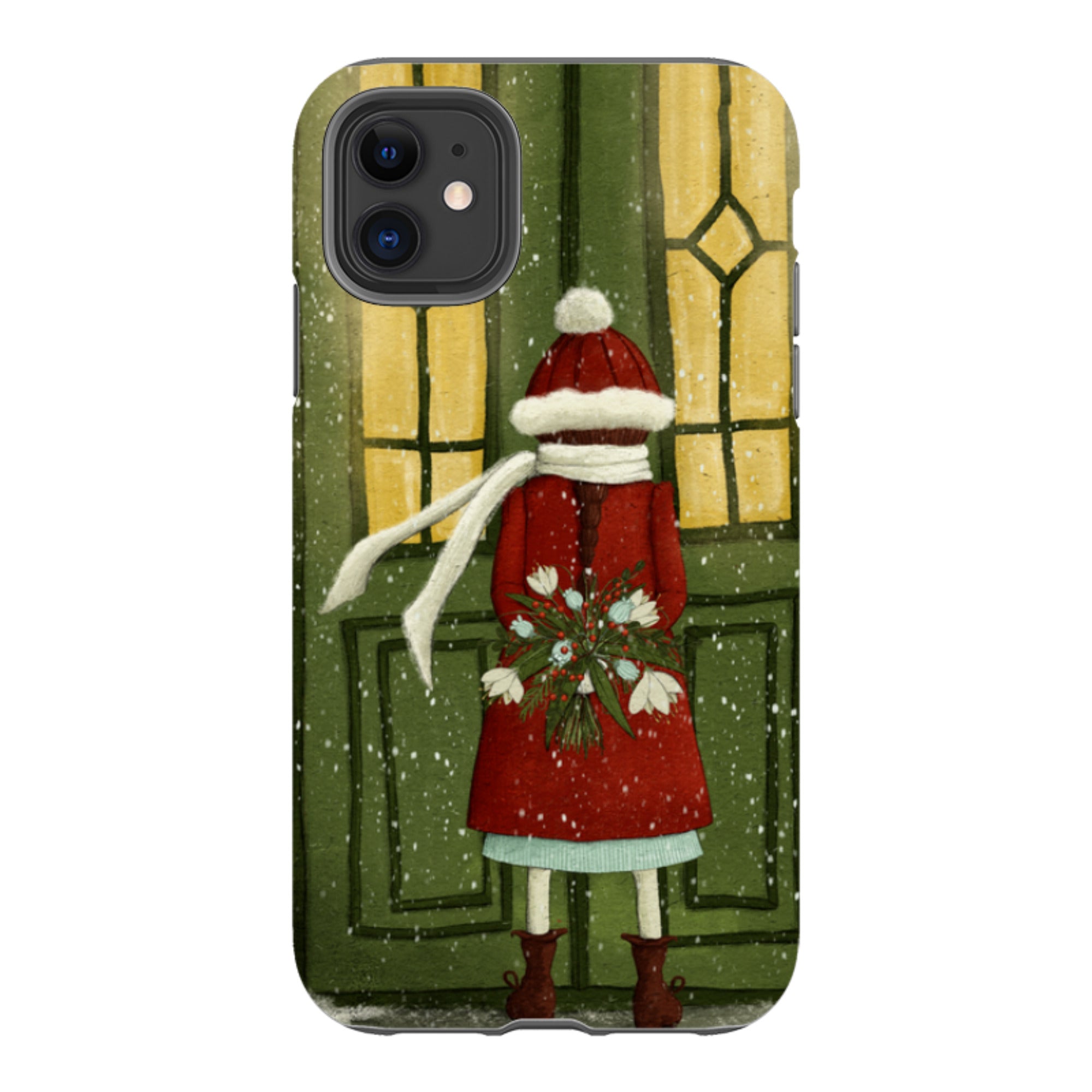 iPhone Tough Case - Winter Flowers By Maja Lindberg