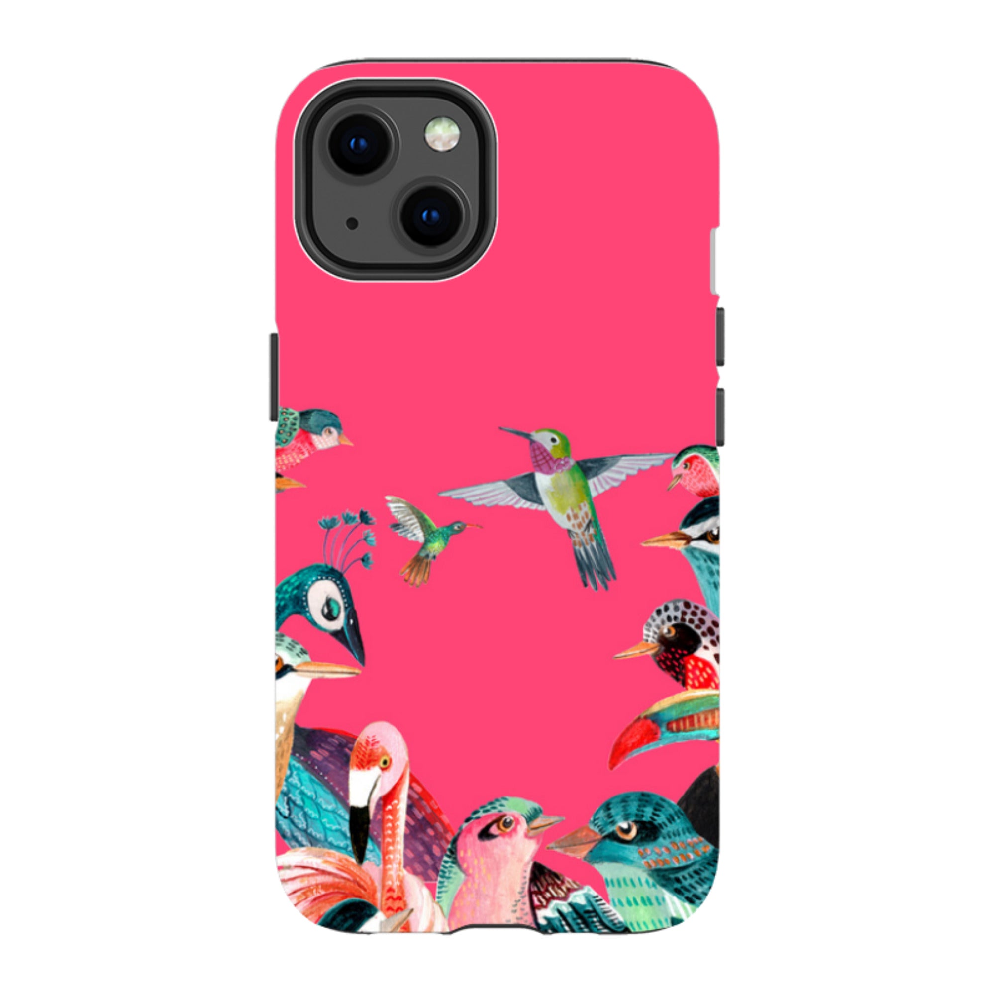 iPhone MagSafe Tough Case -  Pink Birds By Caroline Bonne Muller