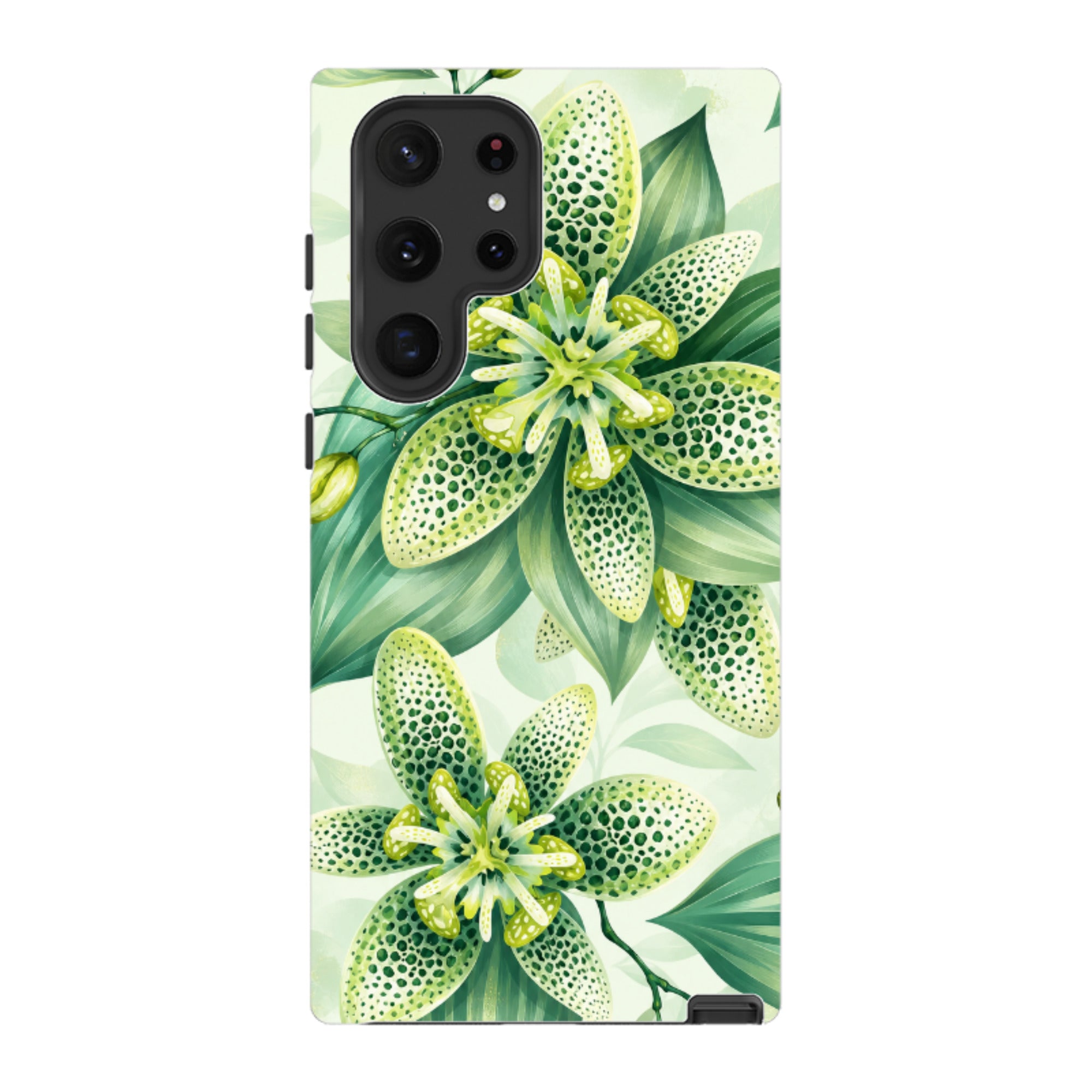 Samsung Tough Case - Sage Green Lily