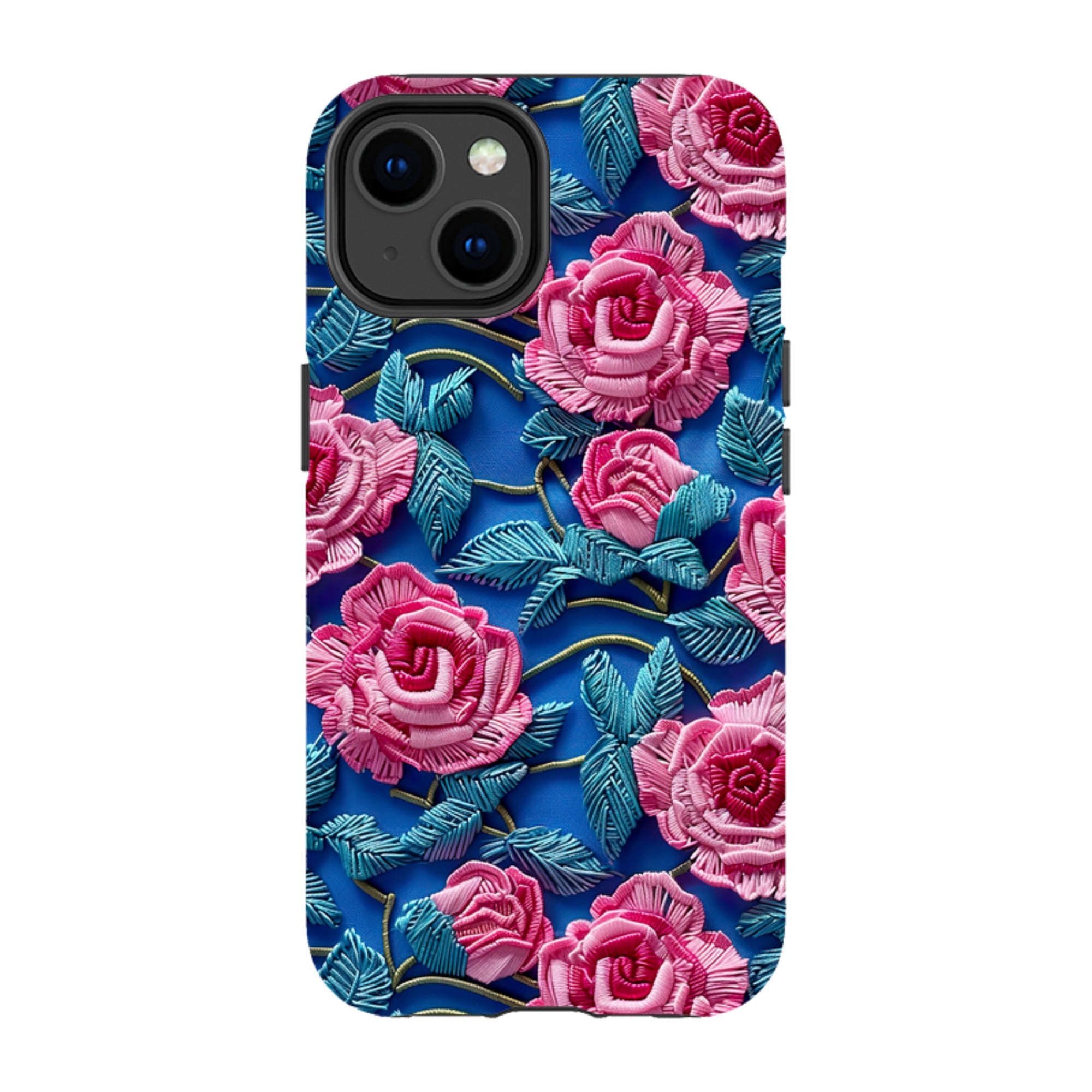 iPhone MagSafe Tough Case - Blue Summer Roses