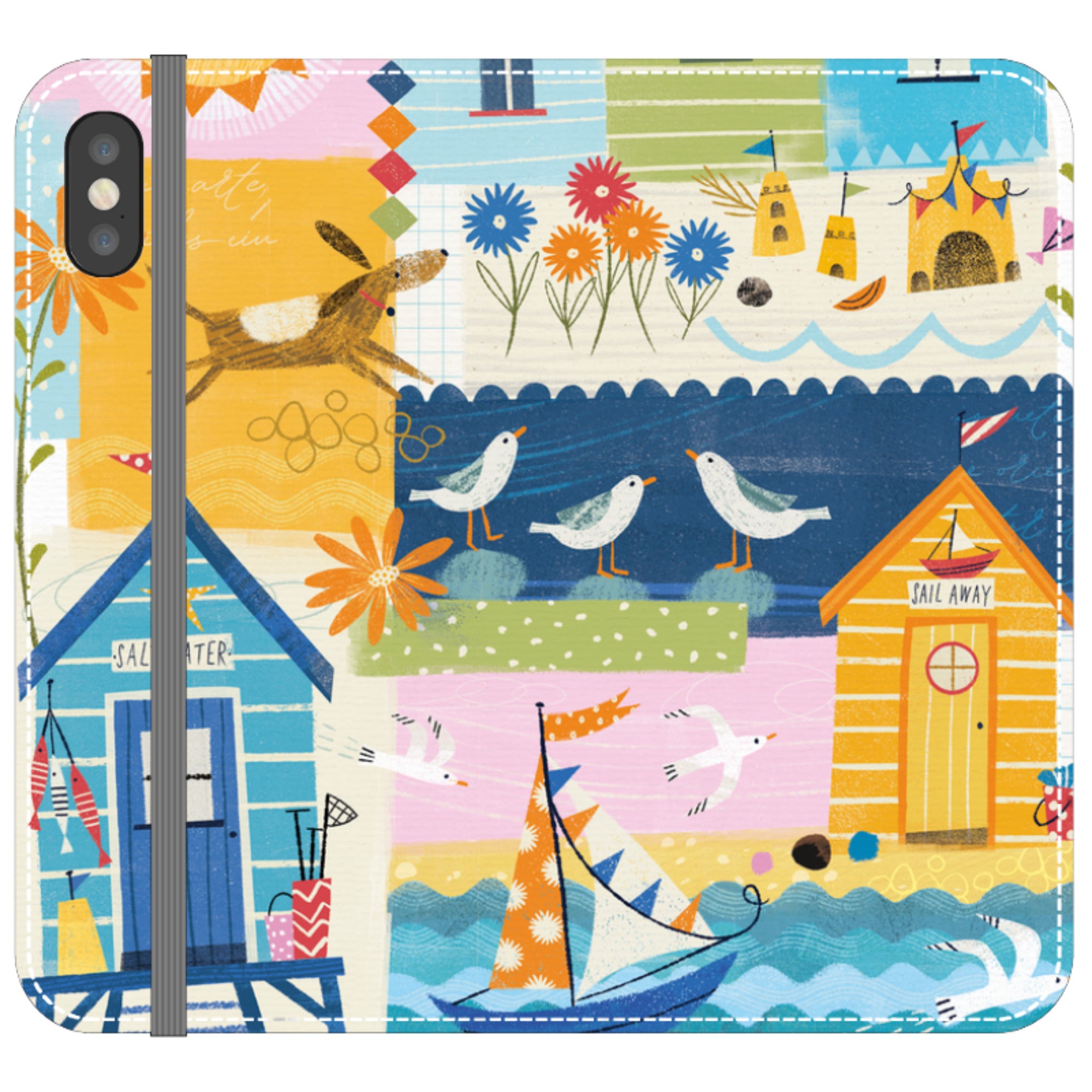 Sunny Days Wallet Case By Ali Brookes