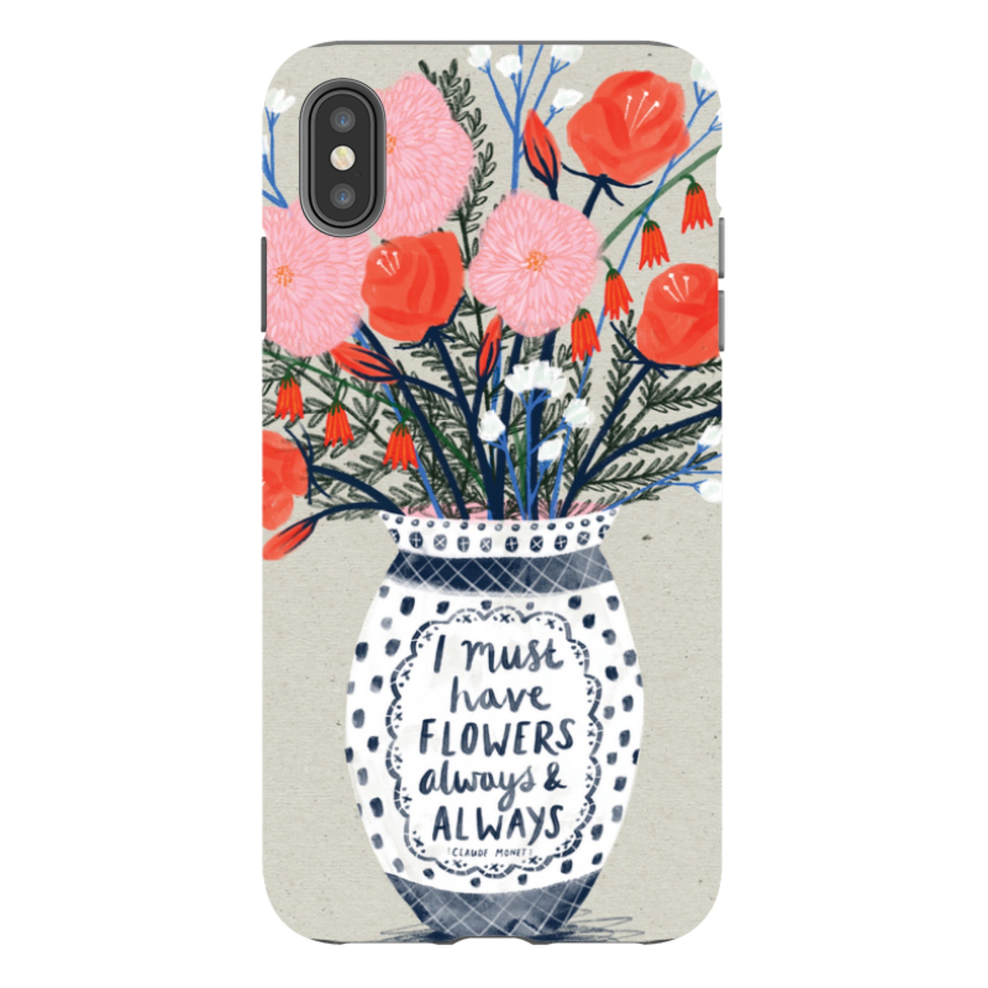 iPhone Tough Case - Flowers Always By Lee Foster Wilson